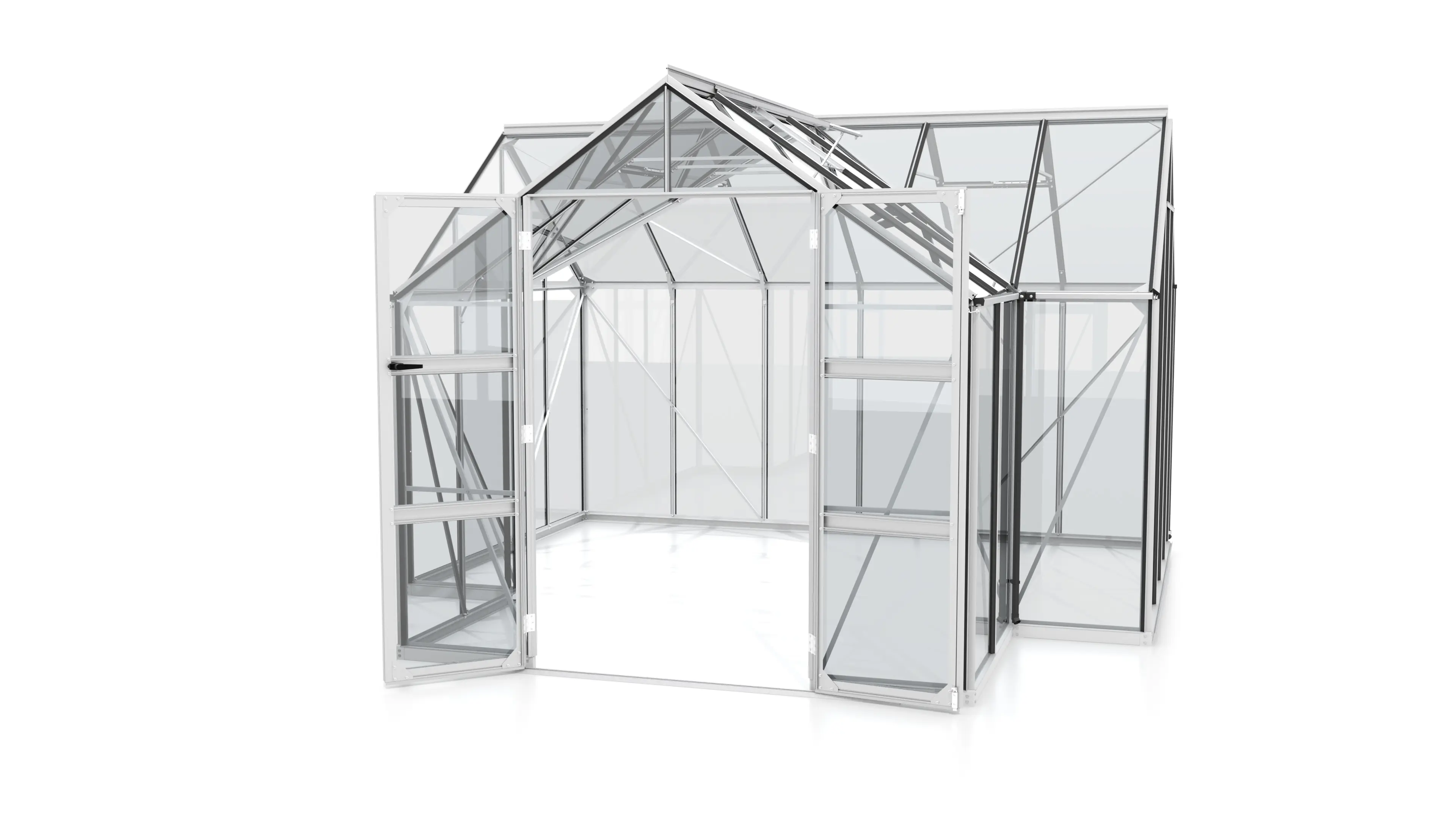 Vitavia Gewächshaus Campus Alu 3,83 x 3,83 x 2,54 m