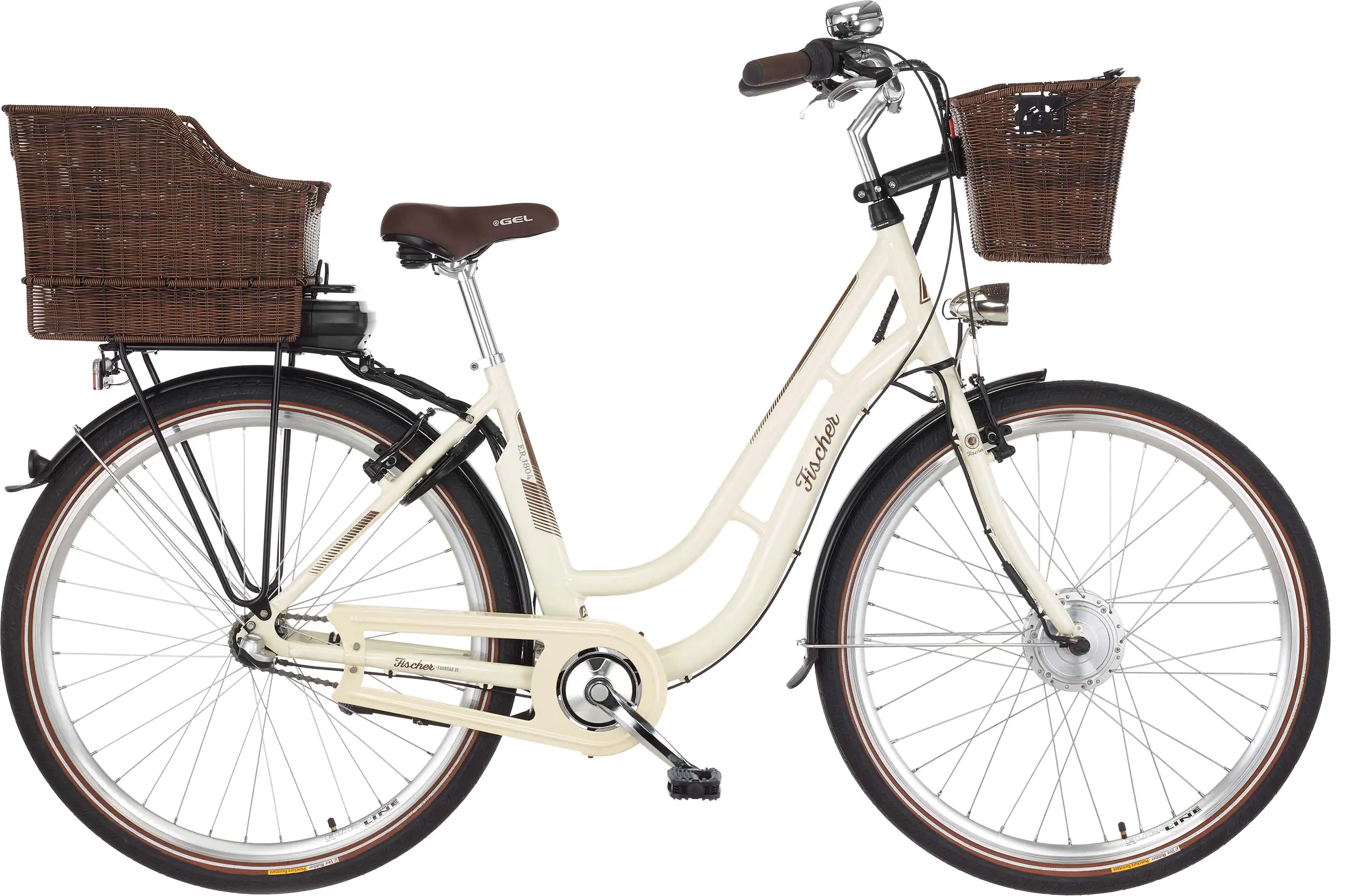 Fischer E-Bike City ER 1804 Damen 28 Zoll 3-Gang 317 Wh weiß 61718