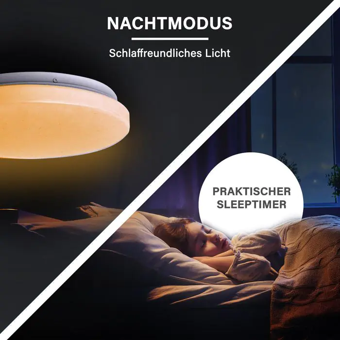 MegaLight LED Deckenleuchte Shining Basic 48cm 32 W, mit Fernbedienung MegaLight LED Deckenleuchte Shining Basic 48cm 32 W, mit Fernbedienung