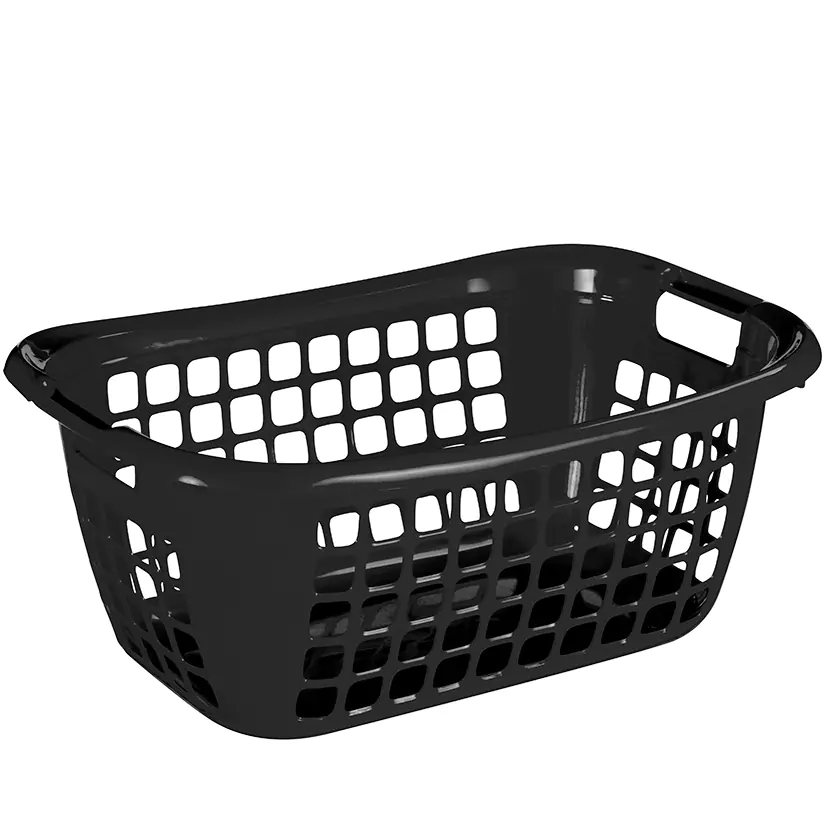 Sunware Wäschekorb Basic 48 L schwarz  Sunware Wäschekorb Basic 48 L schwarz