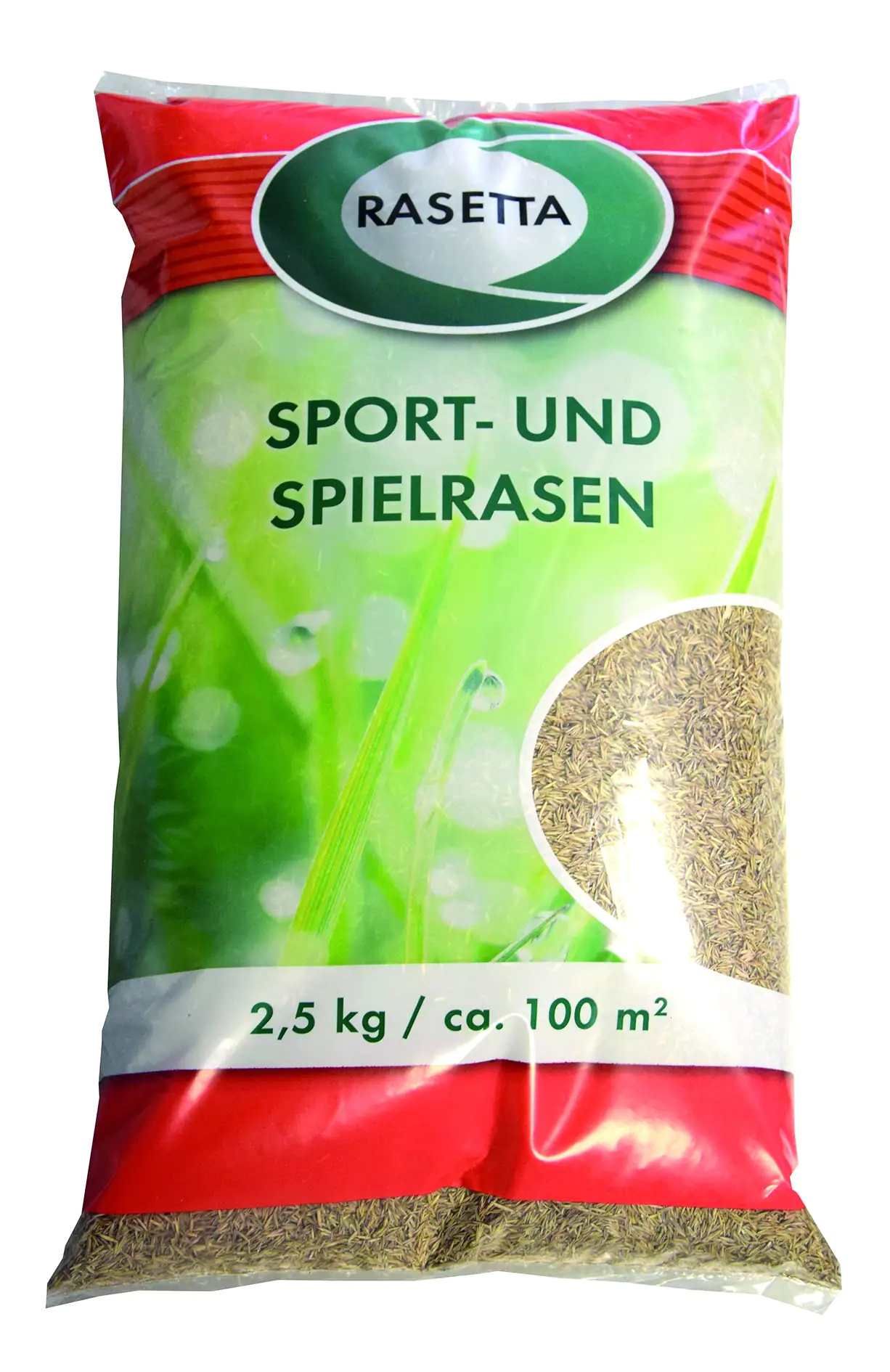 Rasetta Sport und Spielrasen 2,5 kg, für ca. 100 m² Rasetta Sport und Spielrasen 2,5 kg, für ca. 100 m²