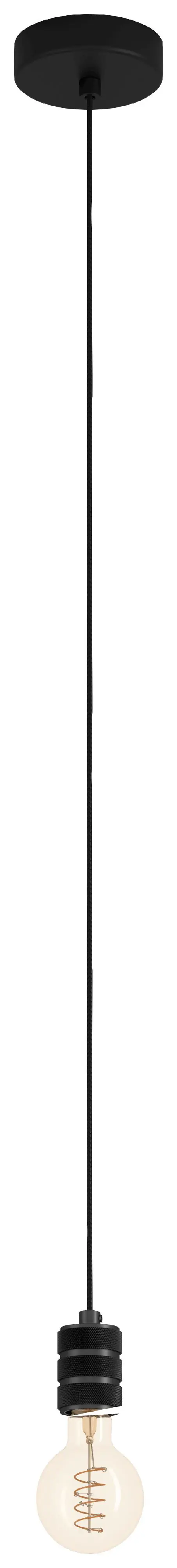 Eglo Pendelleuchte Sedbergh schwarz grau 20 x 110 cm