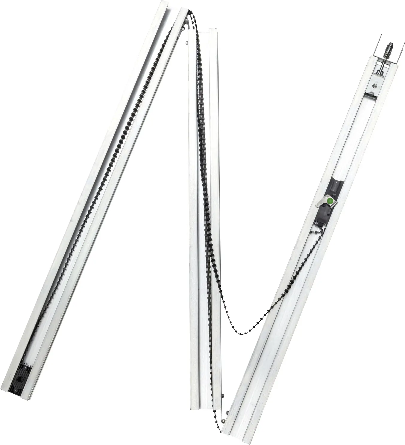 EcoStarMatic Garagen-Sektionaltor 250 x 200 cm anthrazitgrau Inkl. Torantrieb Liftronic 700