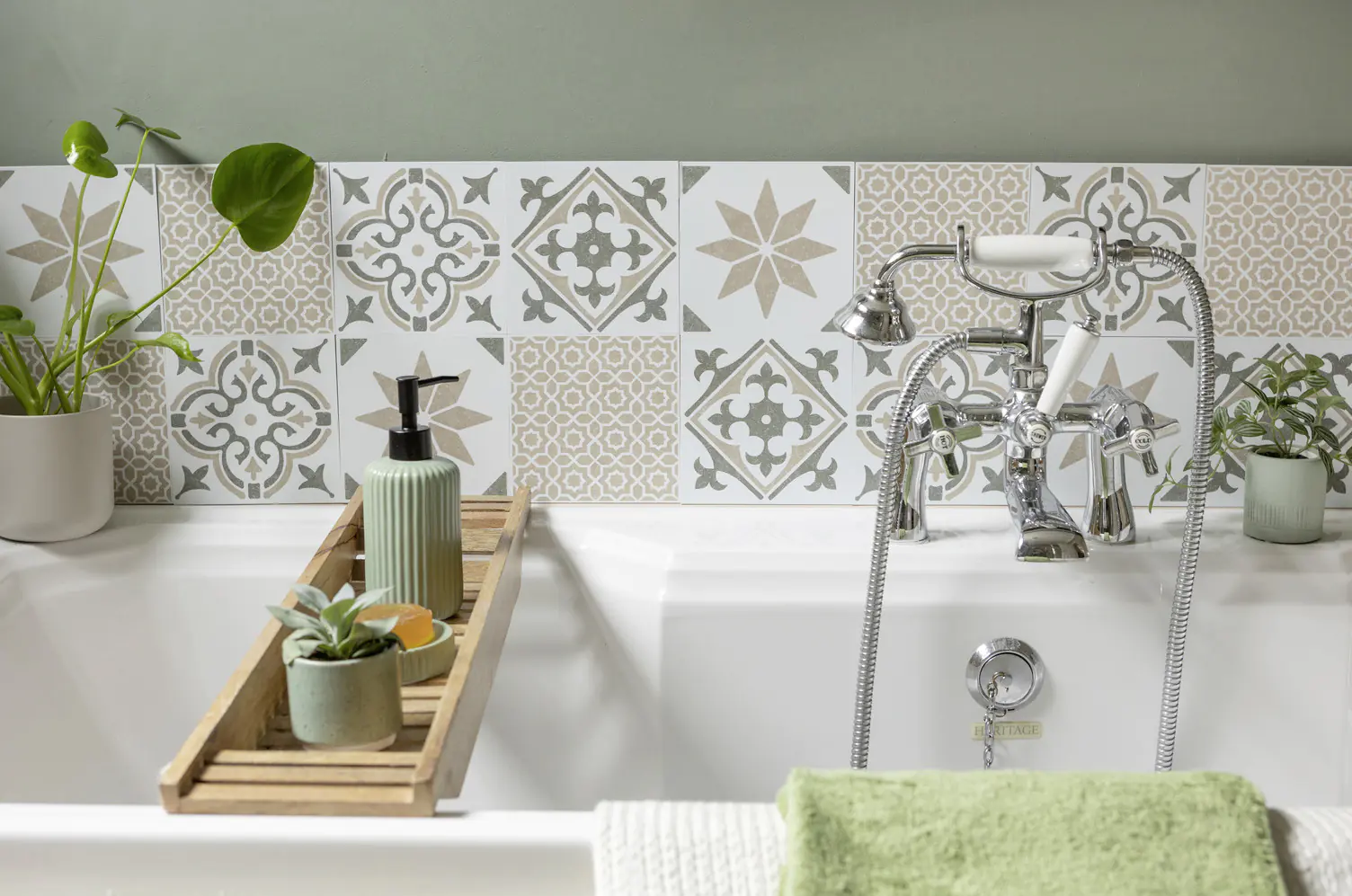 D-c-fix Wandfliesen selbstklebend Lina beige 6er Set 15 x 15 cm