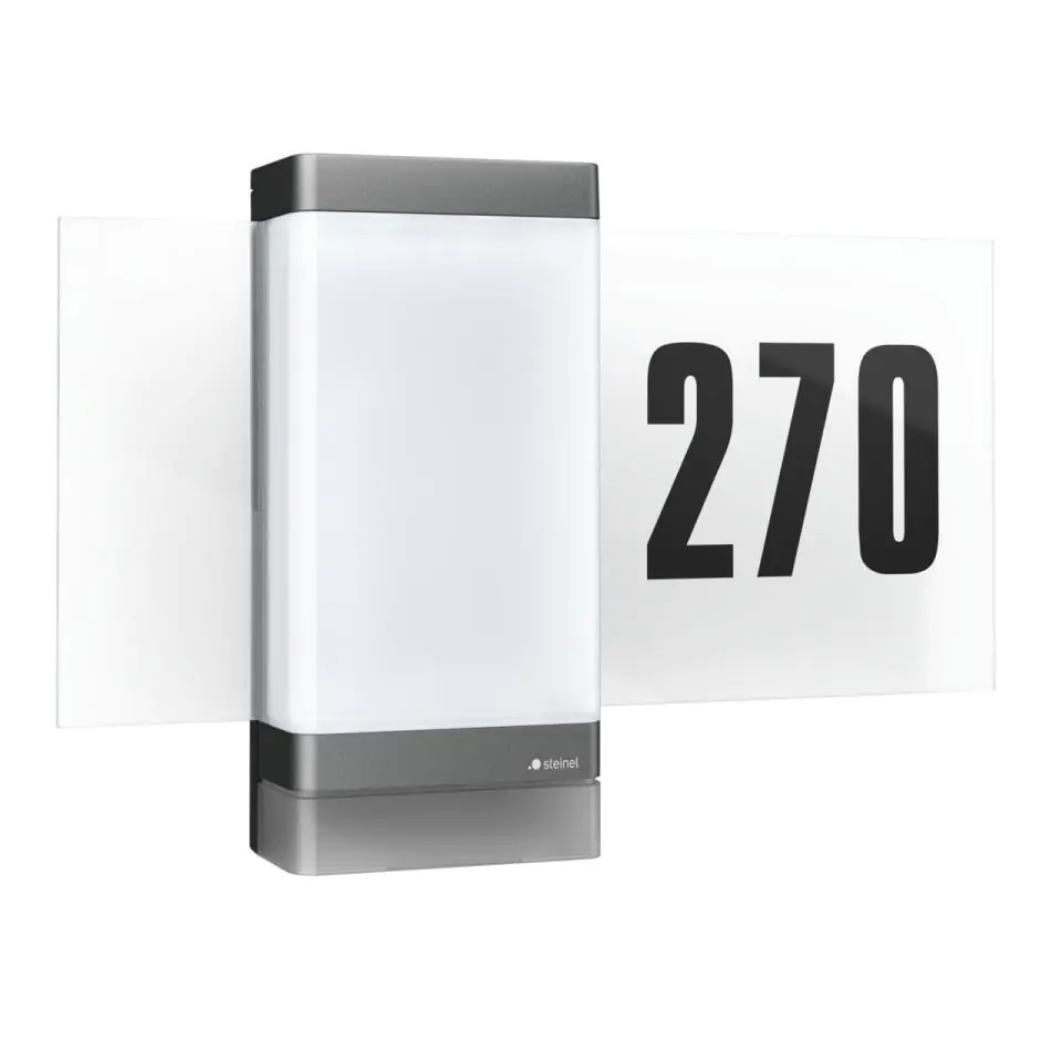 Steinel LED Außenleuchte L 270 DIGI SC 7,8W, anthrazit, Alu