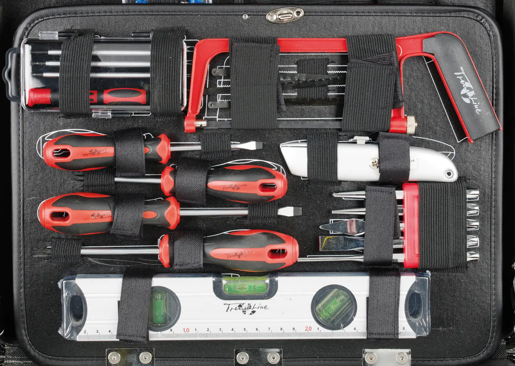 Primaster Werkzeugkoffer WK129 129-teilig 1/4" 1/2" Primaster Werkzeugkoffer WK129 129-teilig 1/4" 1/2"