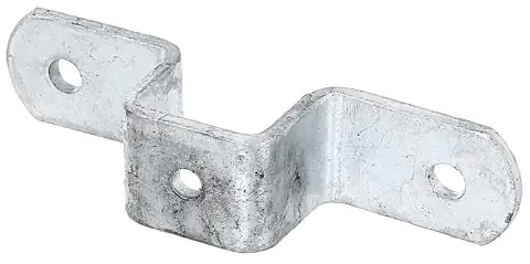 Alberts Befestigungslasche für Universalpfosten 30 x 30 mm, feuerverzinkt
