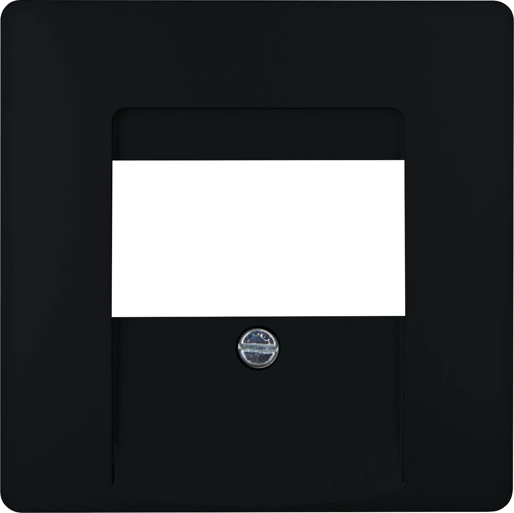 Kopp Abdeckung TAE Paris 1-3 Anschlüsse schwarz matt, 371732182