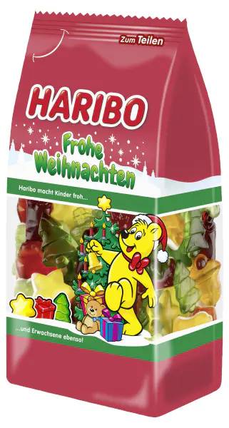 Haribo Gummibären Frohe Weihnachten 300 g