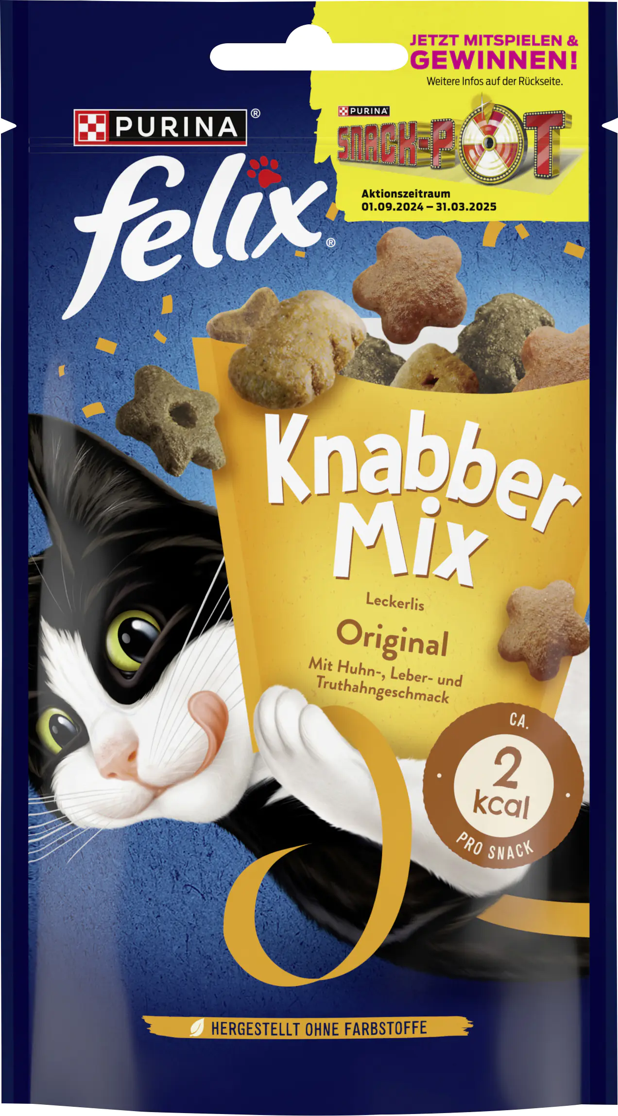 Felix Knabbermix Katzensnack Original 60g Felix Knabbermix Katzensnack Original 60g