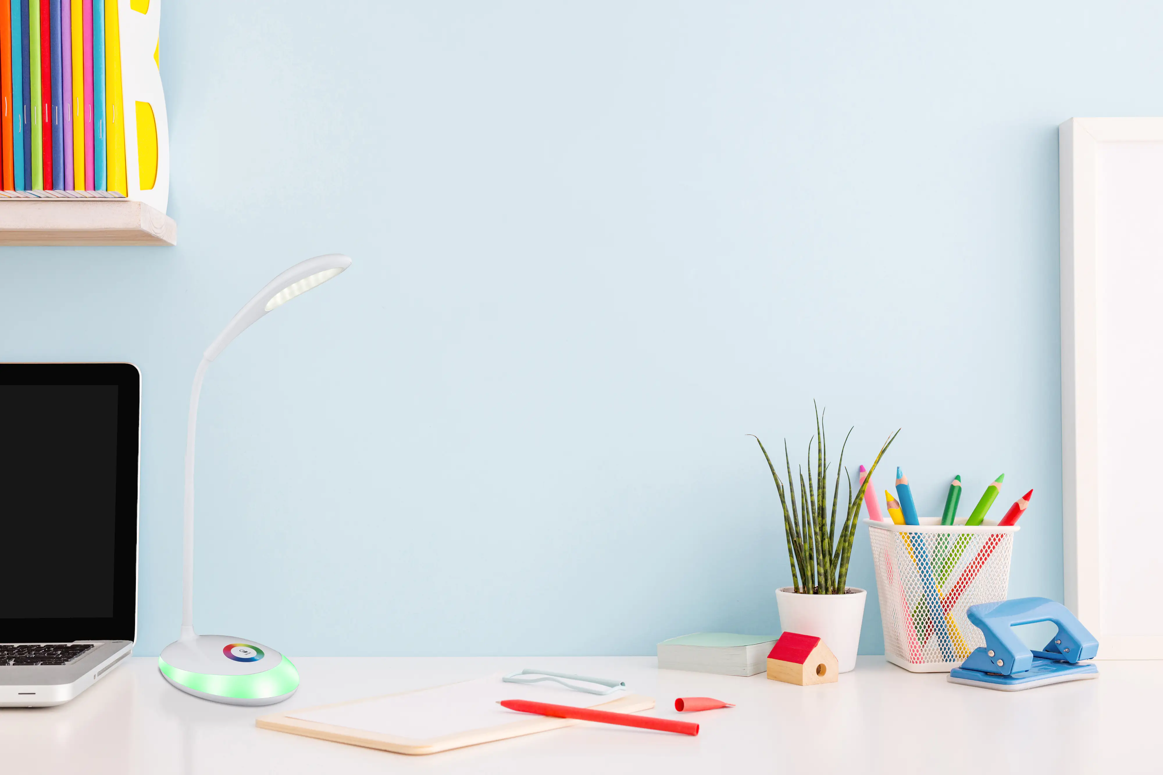 Globo LED Tischleuchte Minea 48 x 11 cm neutralweiß, RGB, dimmbar