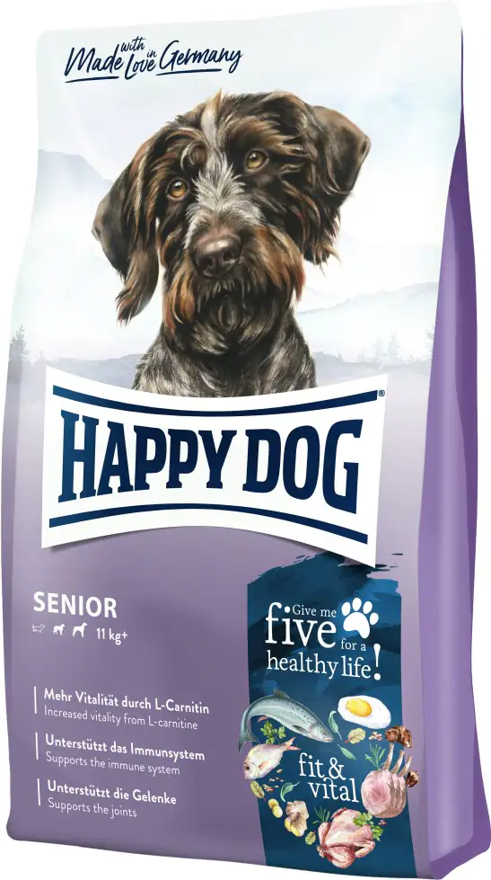 HappyDog Hundefutter Fit & Vital Senior 1 kg