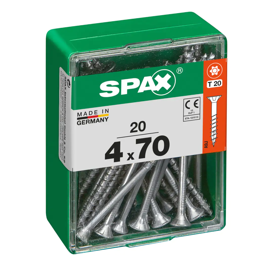 Spax Universalschrauben 4.0 x 70 mm TX 20 - 20 Stk.
