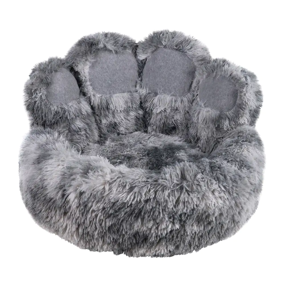 Nobby Komfortbett Paw rund Ø 90 x 24 cm/45 cm grau