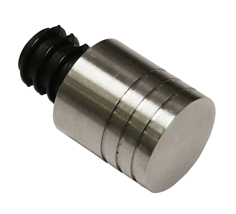 Gardinia Endknopf Zylinder zu Stilprogramm New York, Ø 12 mm, edelstahl