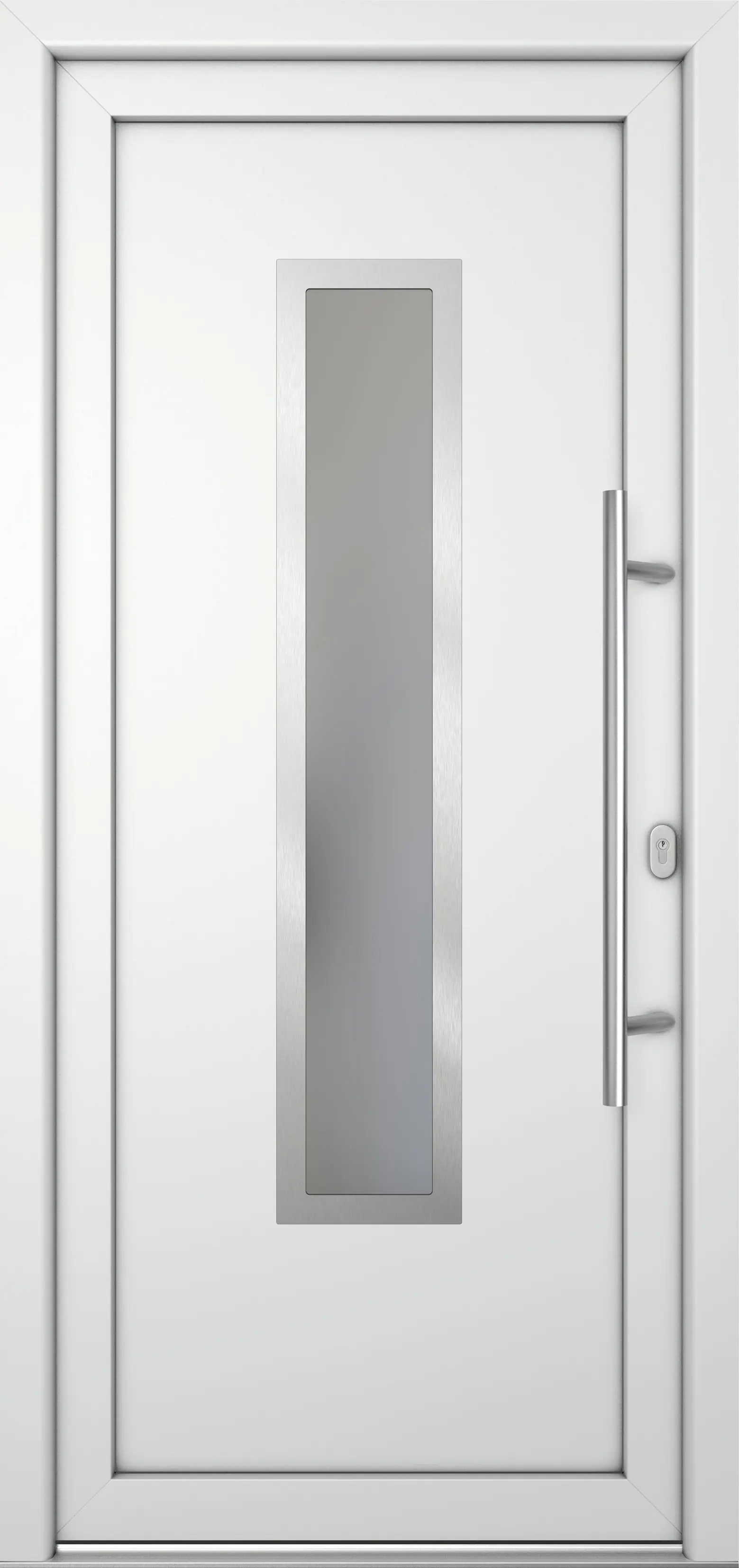 Meeth Haustür Signum Pro PVC Modell 32 98 x 208 cm DIN Rechts weiß