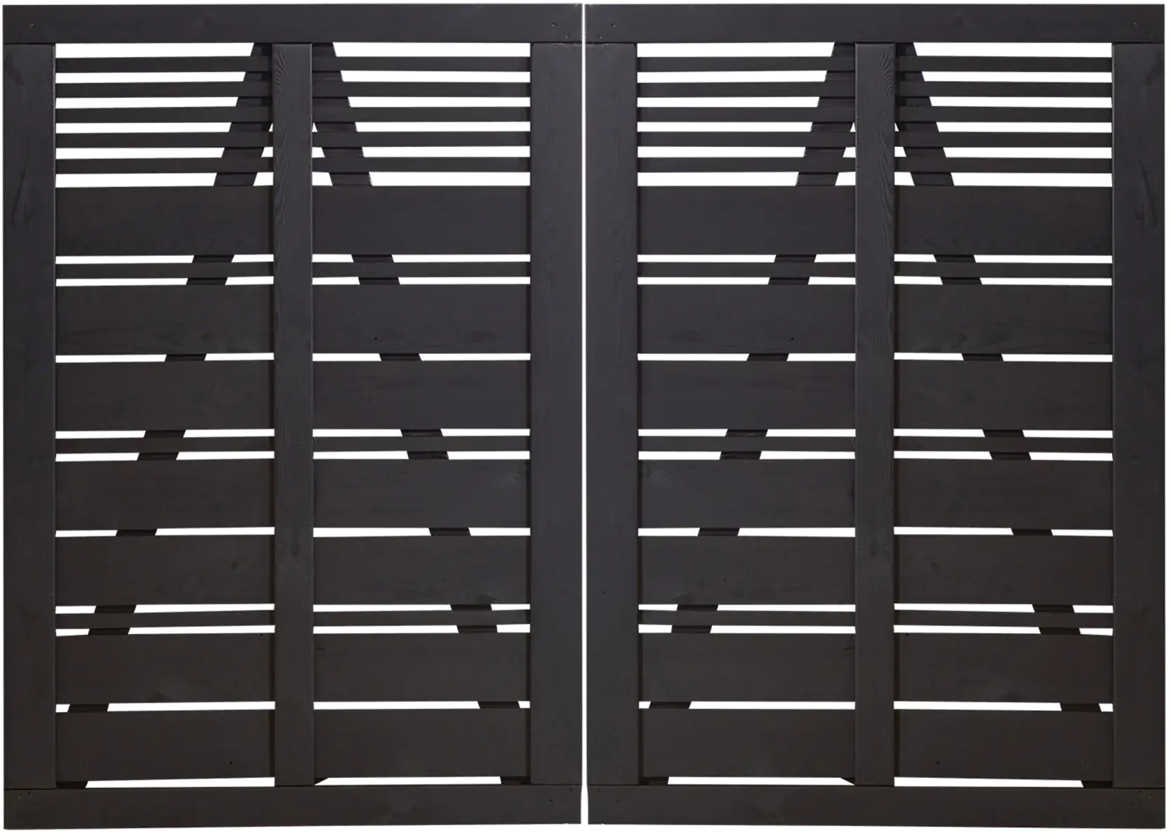 Plus Doppeltor Silence 200 x 140 cm RAL 9005 Schwarz Plus Doppeltor Silence 200 x 140 cm RAL 9005 Schwarz