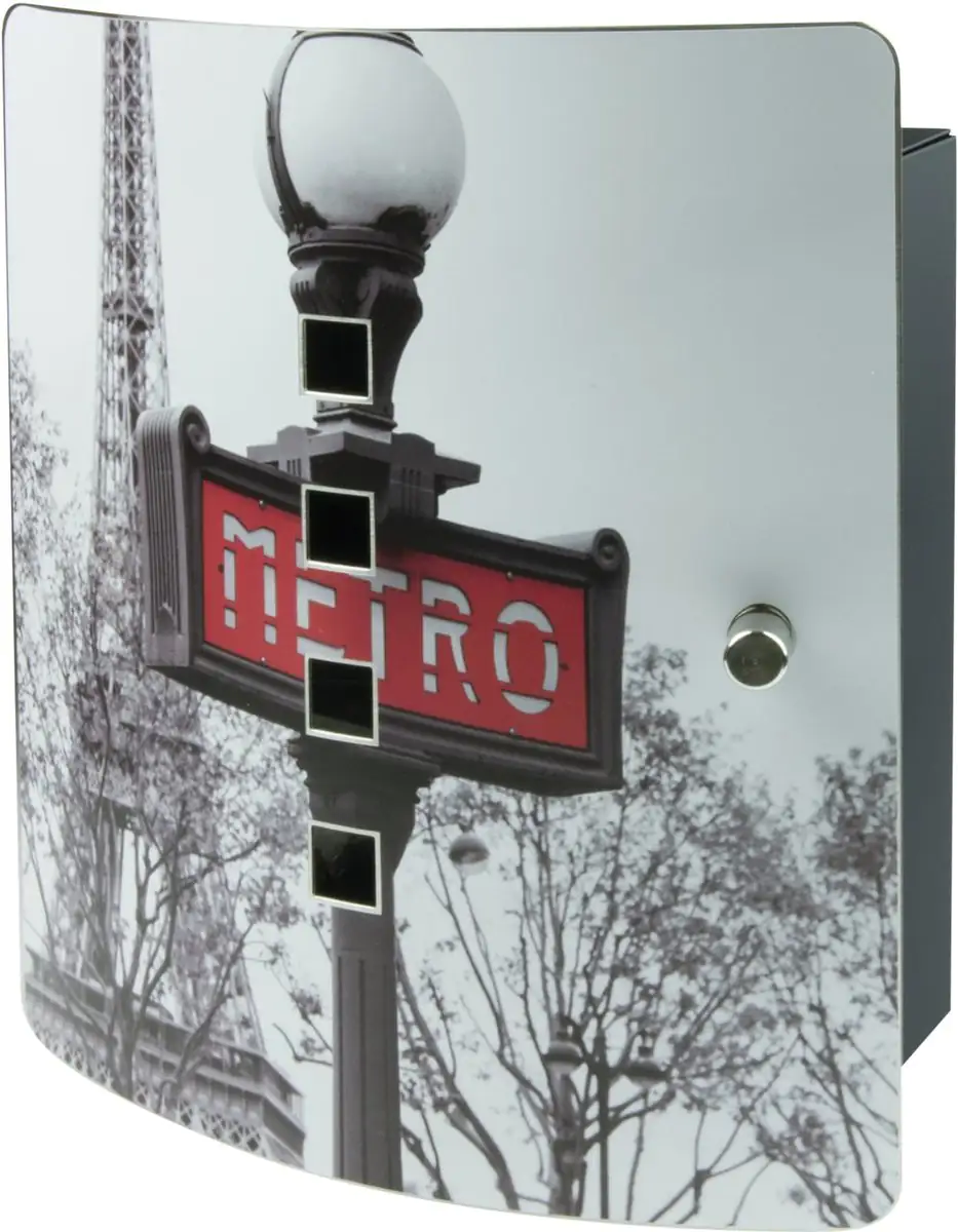 Burg-Wächter Schlüsselkasten Paris Metro - 24.0 x 21.0 x 7.0 cm Burg-Wächter Schlüsselkasten Paris Metro - 24.0 x 21.0 x 7.0 cm