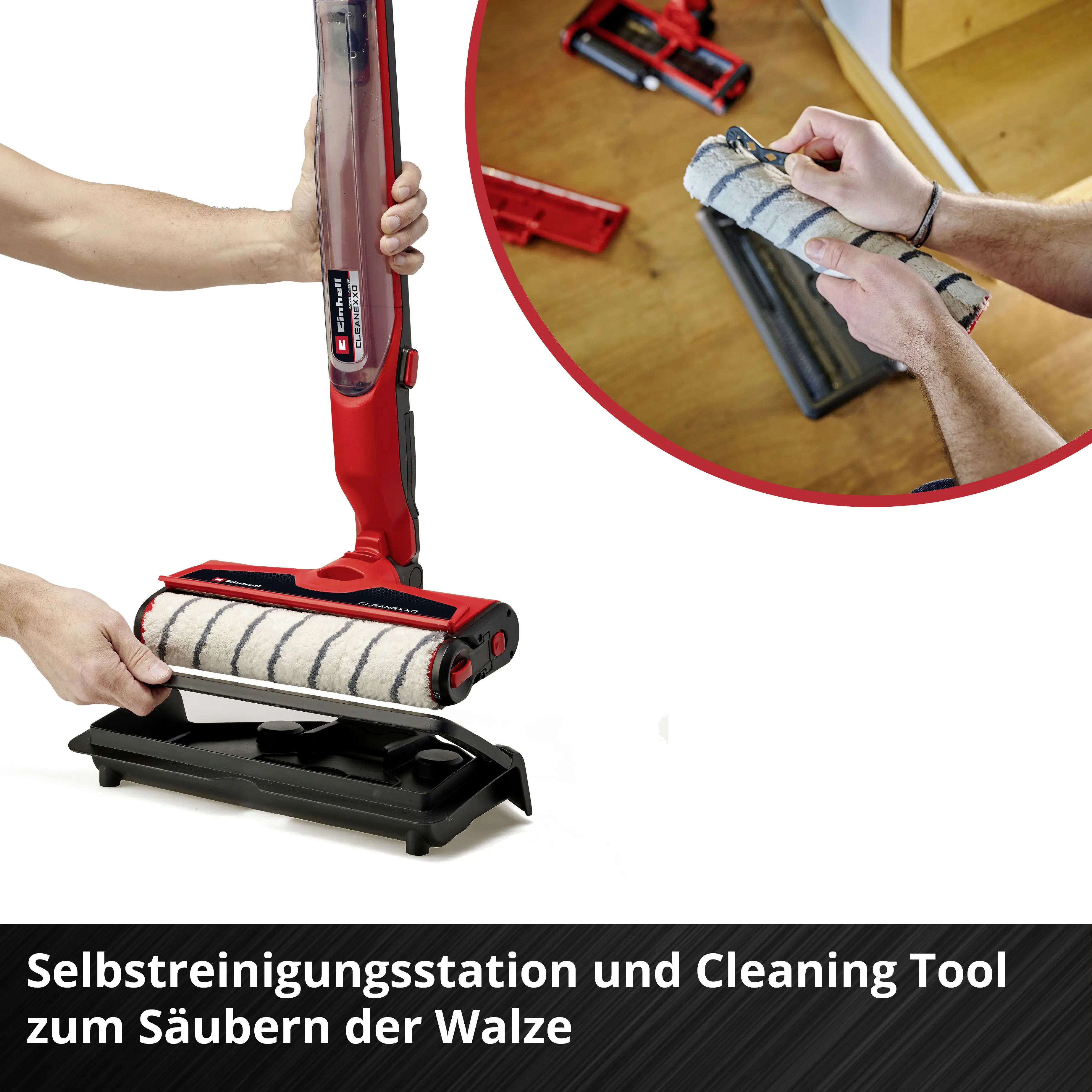 Einhell Expert Akku-Hartbodenreiniger CLEANEXXO Solo 18 V