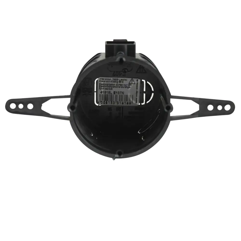 UP-Schalterdose mit Nagellaschen 60mm schwarz