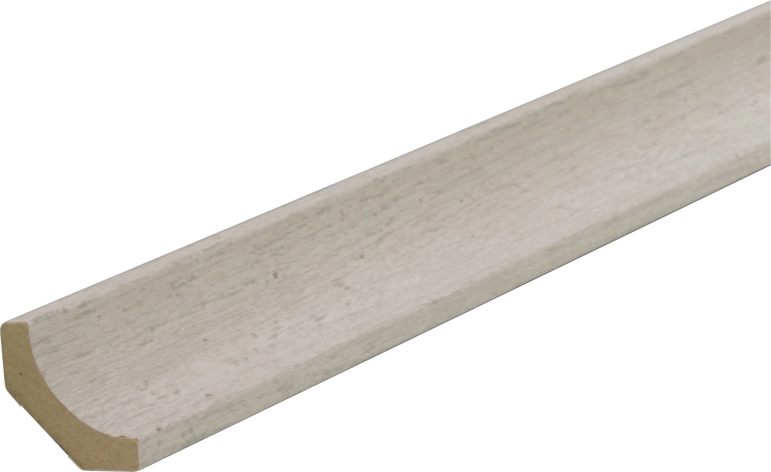 B.S. Bauprogramm Hohlkehlleiste 260 cm 24 x 24 mm Altholz weiß