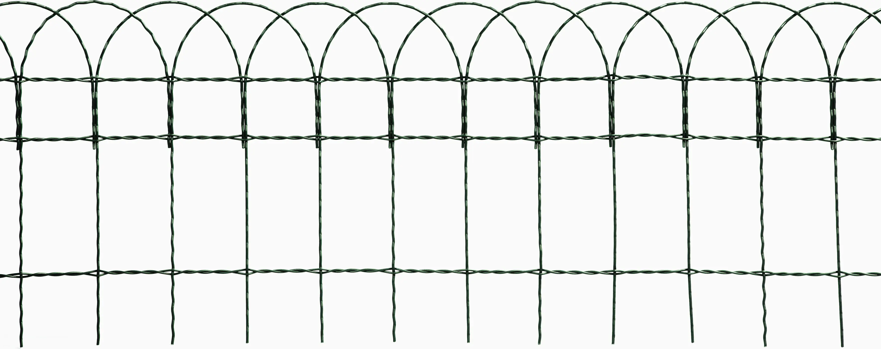 Floraworld Knotengeflecht-Zaun 10 m x 65 cm moosgrün