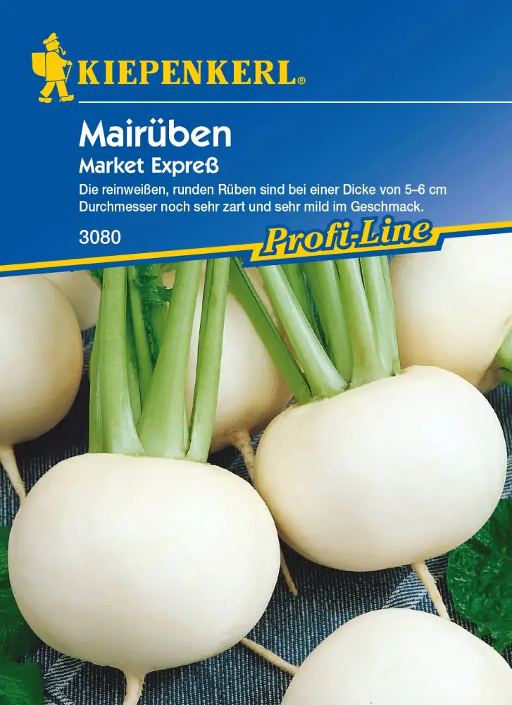 Kiepenkerl Rübchen Market Express Brassica rapa ssp. rapa, Inhalt: ca. 200 Pflanzen
