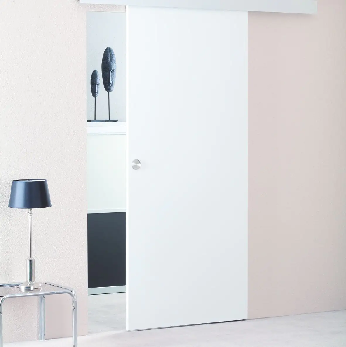 Schiebetürflügel Melamin, weiß