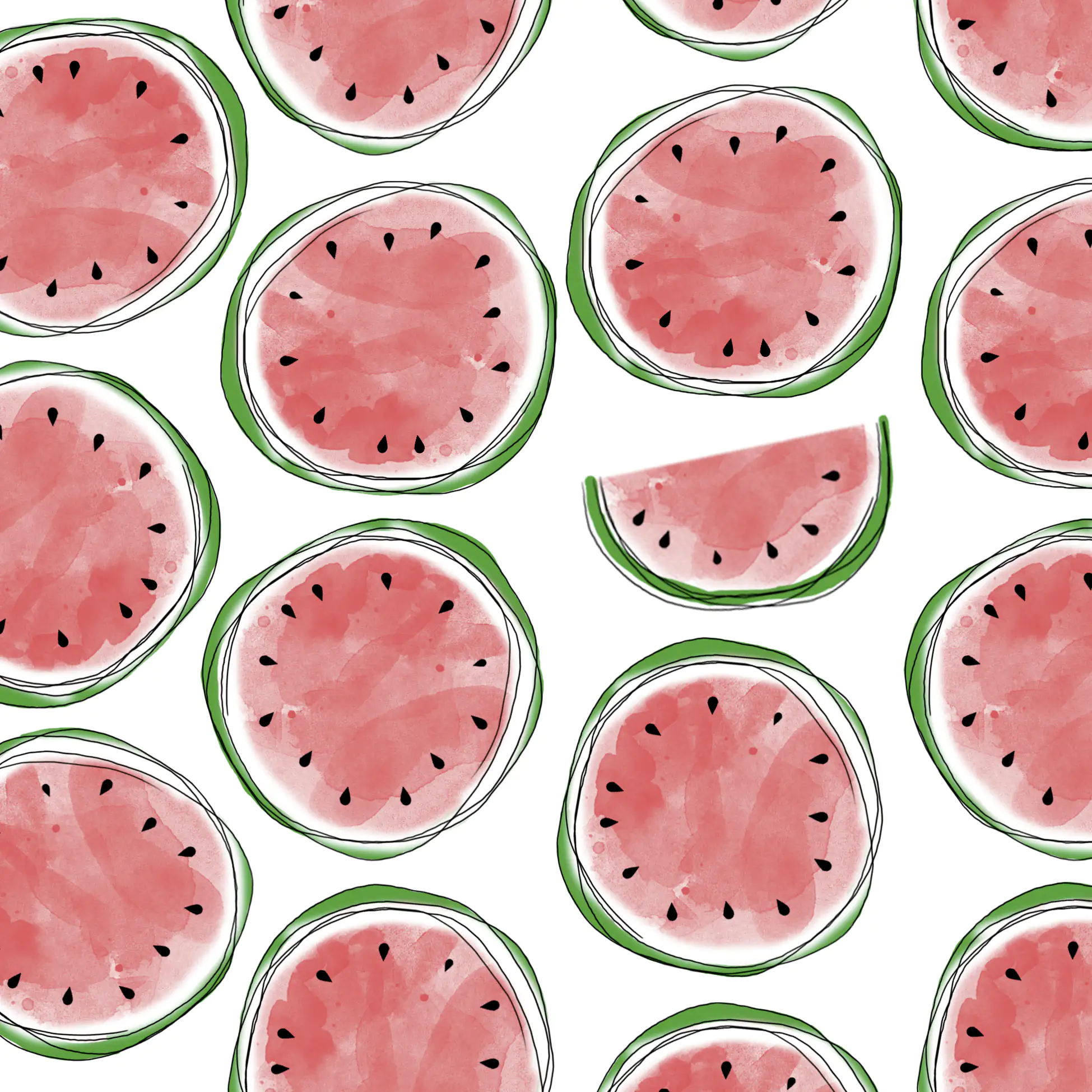 Braun & Company Servietten Melons 33 x 33 cm - - 20er Pack