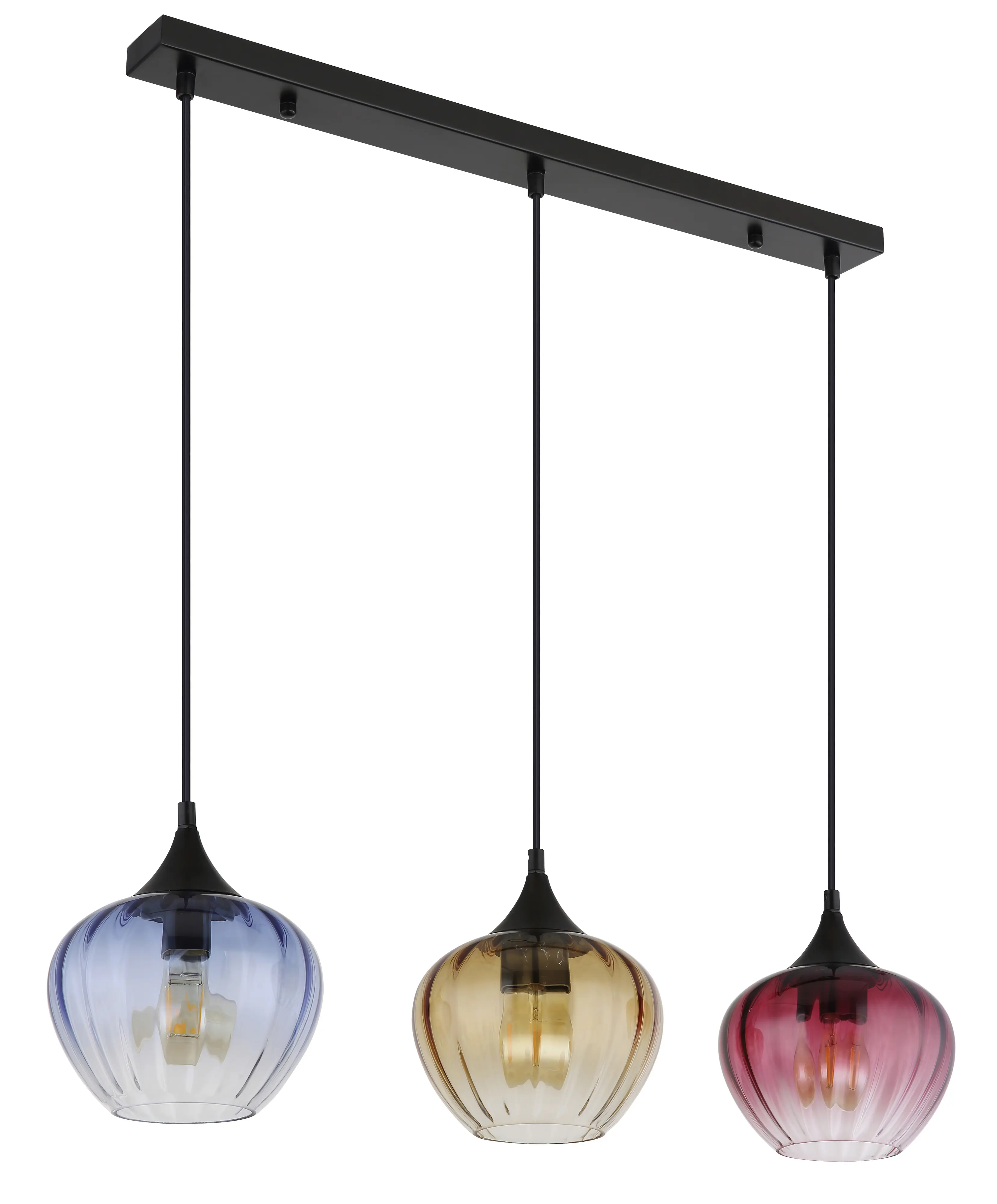 Globo Hängeleuchte Sander 80 x 150 cm bunt matt
