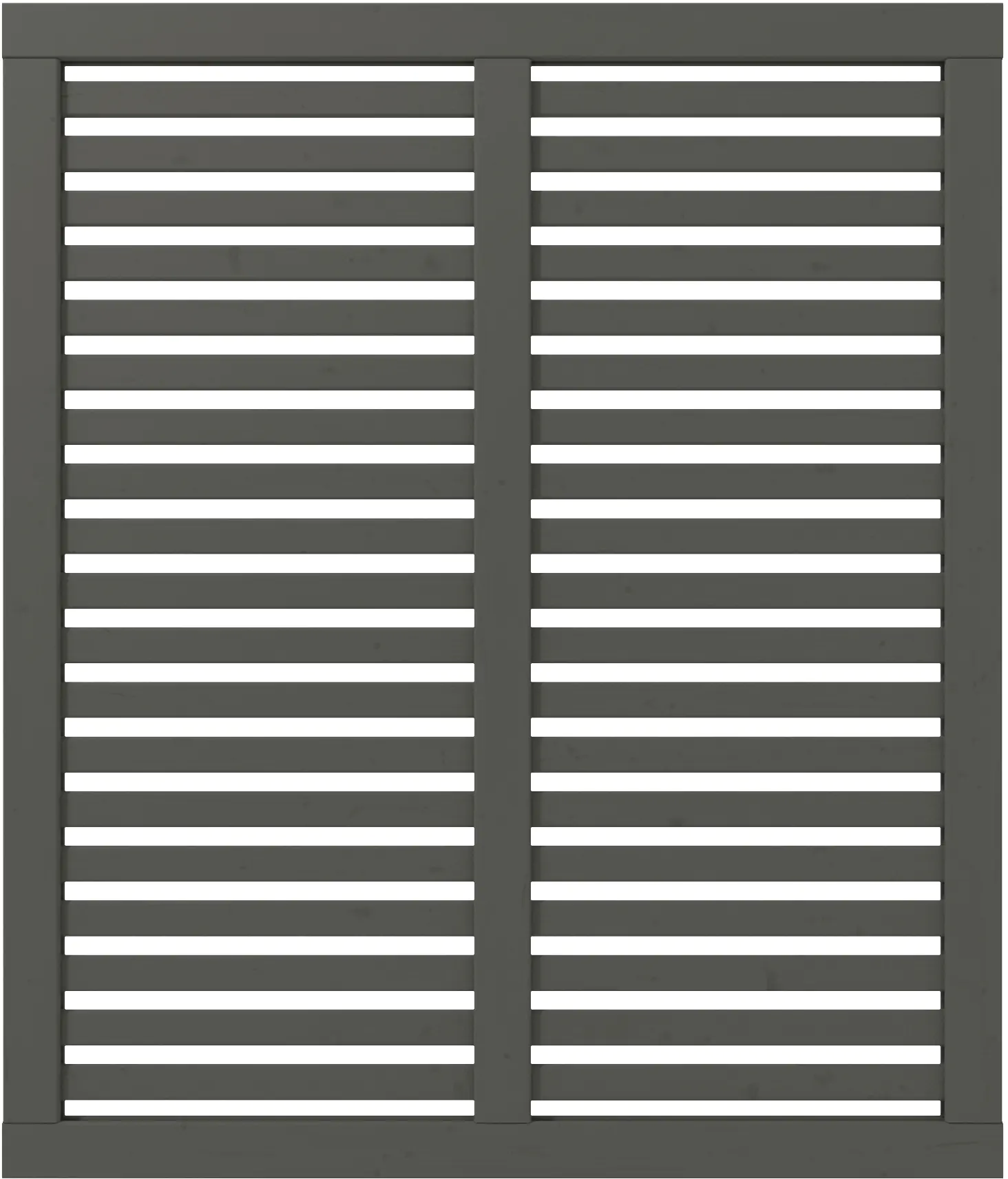 Plus Zaun Harmoni 120 x 140 cm umbragrau fungizidbehandelt