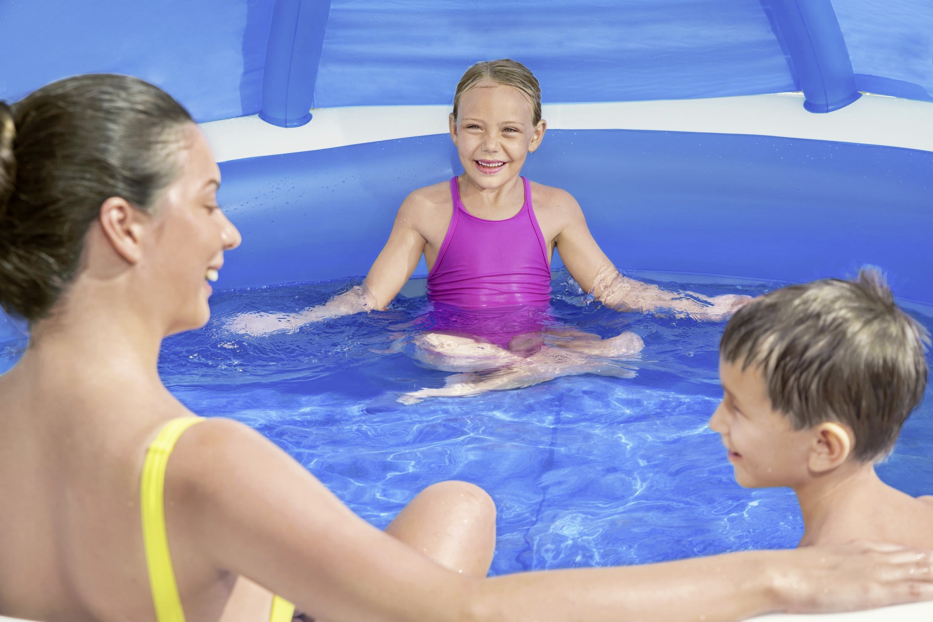 Bestway Family Pool Sonnenschutzdach Summer Days Ø 241 x 140 cm