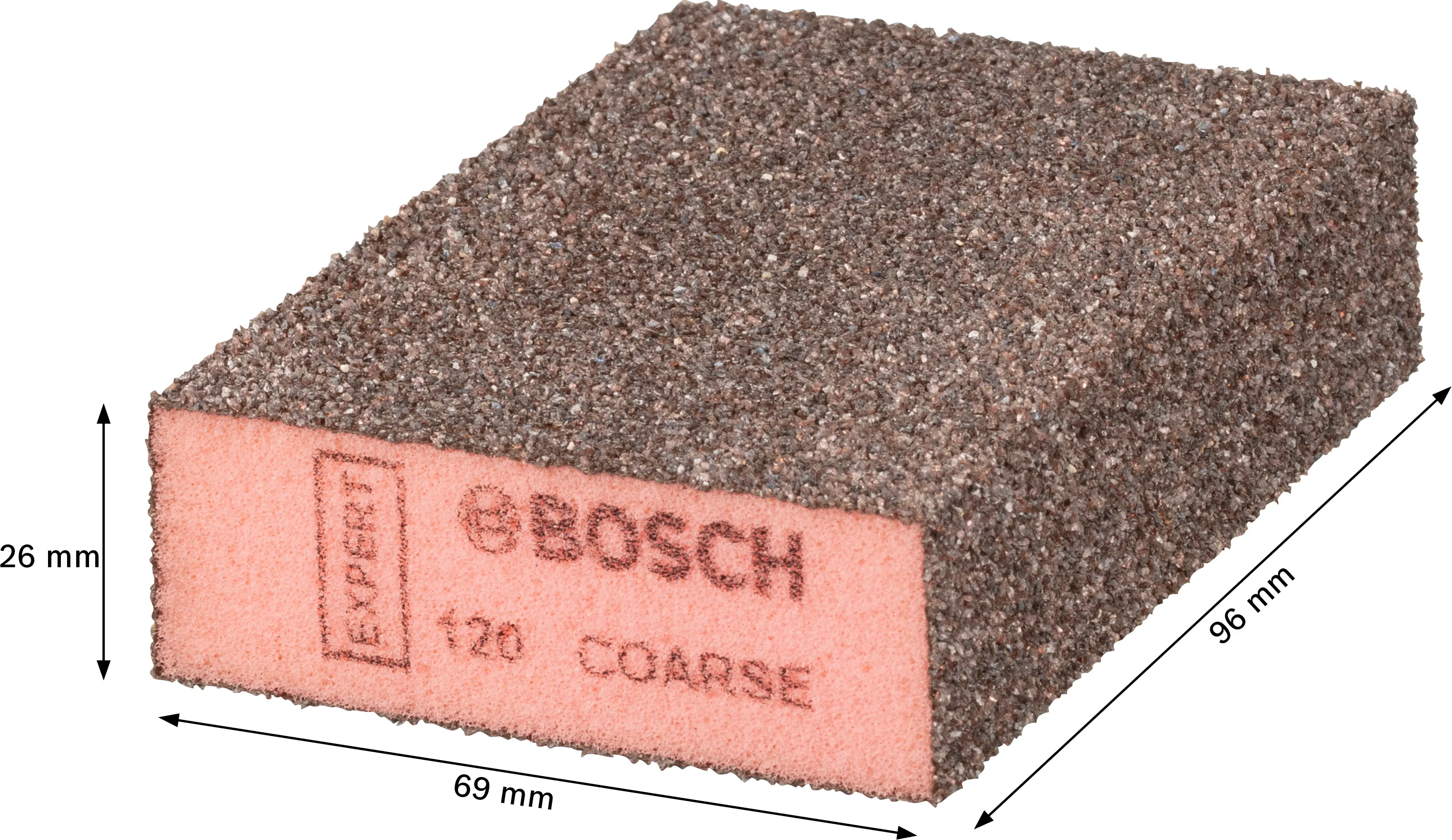 Bosch Expert S471-Standard-Schleifblock 26 x 69 x 97 mm grob 