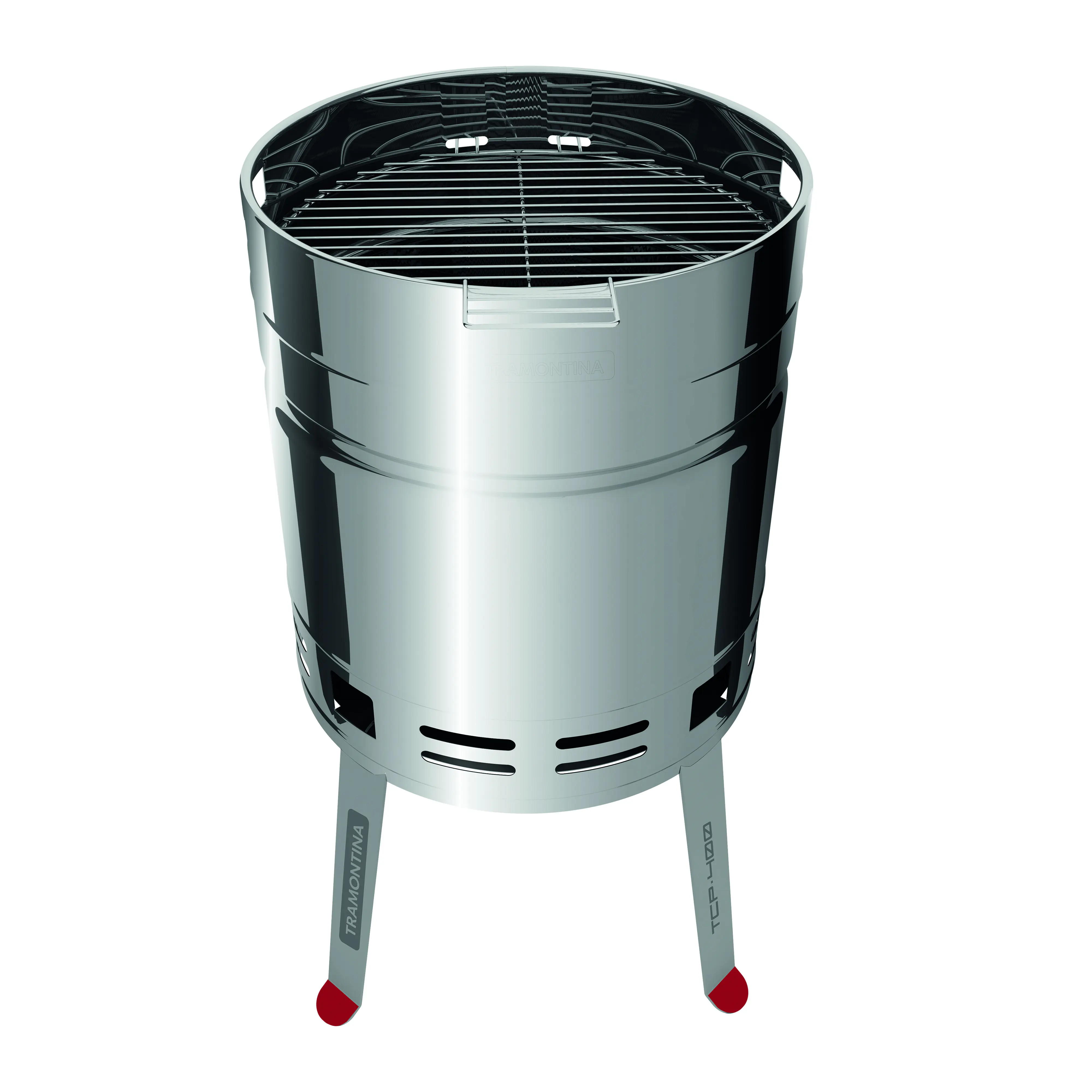 Tramontina Grillfass Cerveja, 41cm Ø, H: 75,5cm, Edelstahl