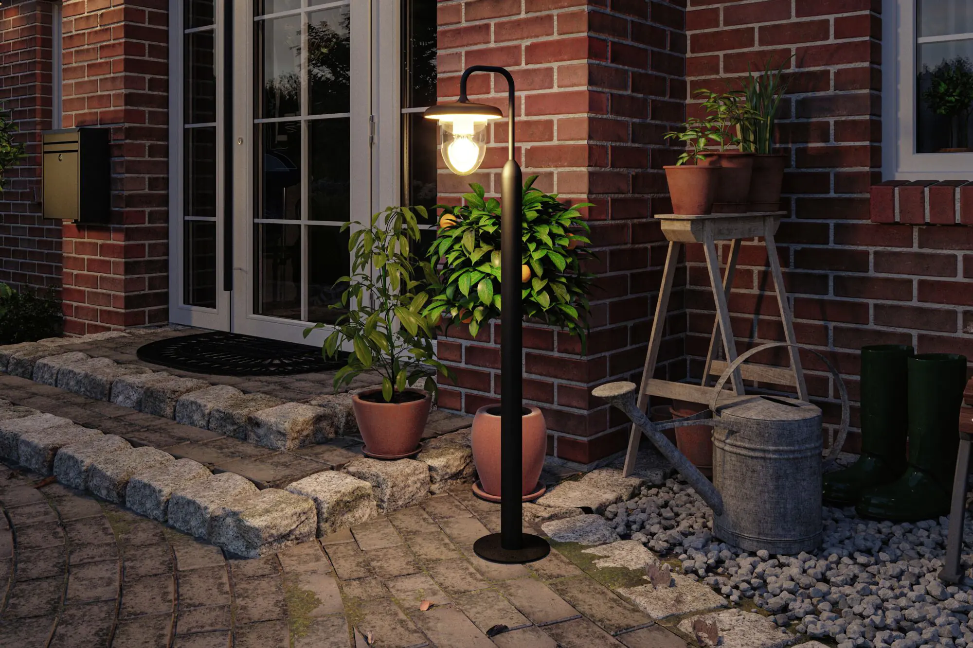 Paulmann LED Außen-Wandleuchte Vintario anthrazit 30,5 x 18 cm E27 Paulmann LED Außen-Wandleuchte Vintario anthrazit 30,5 x 18 cm E27