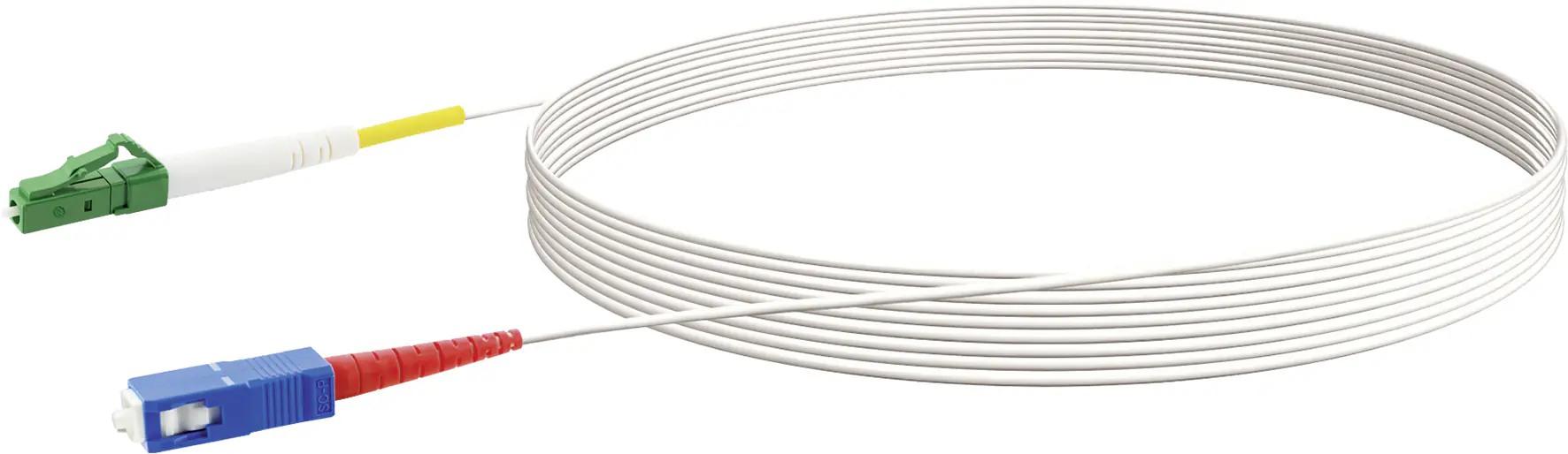 Schwaiger Glasfaser-Netzwerkkabel LC/APC-SC/UPC 9 m