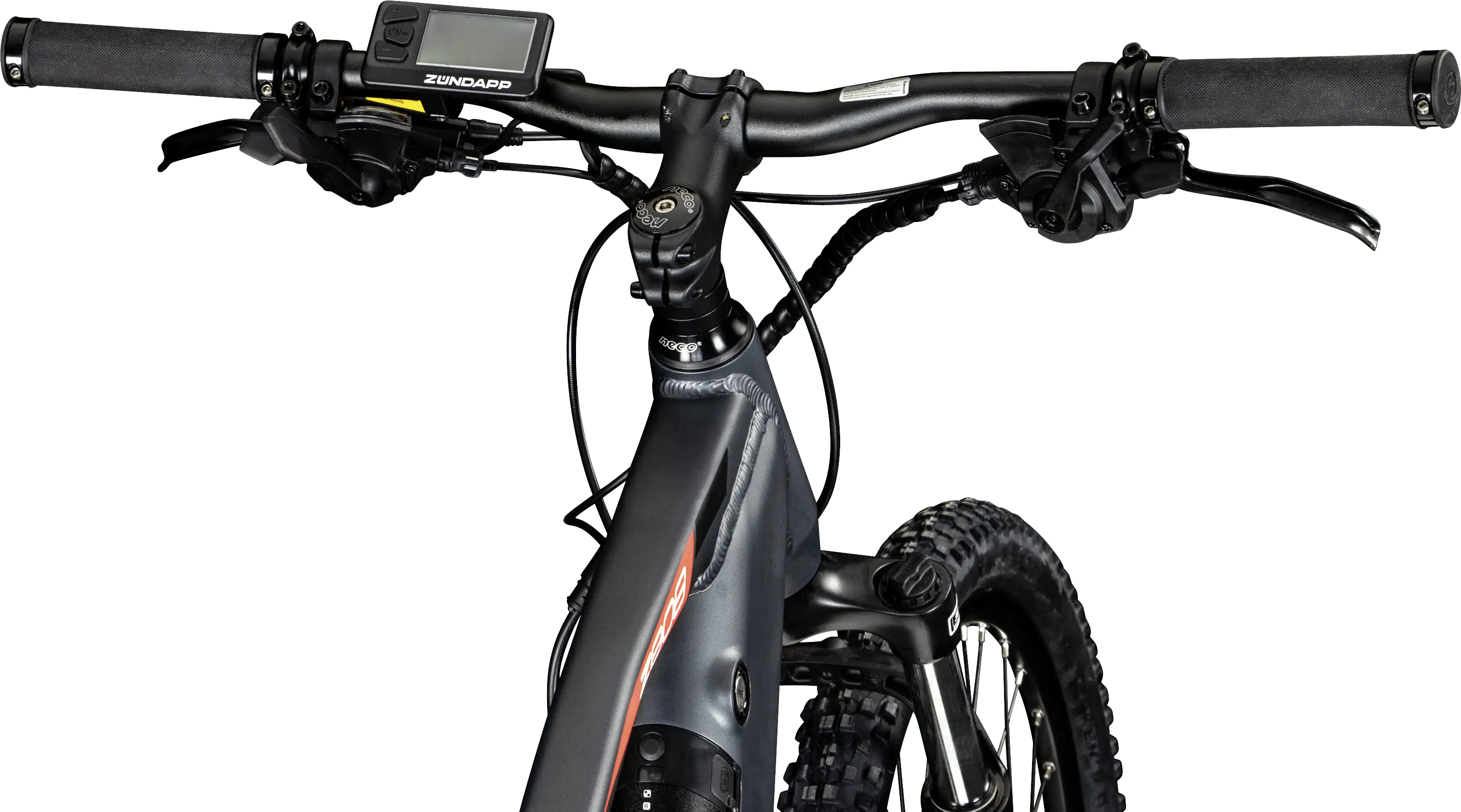 Zündapp E-Bike MTB Z808 Herren 27,5 Zoll RH 48cm 27-Gang 504 Wh schwarz rot