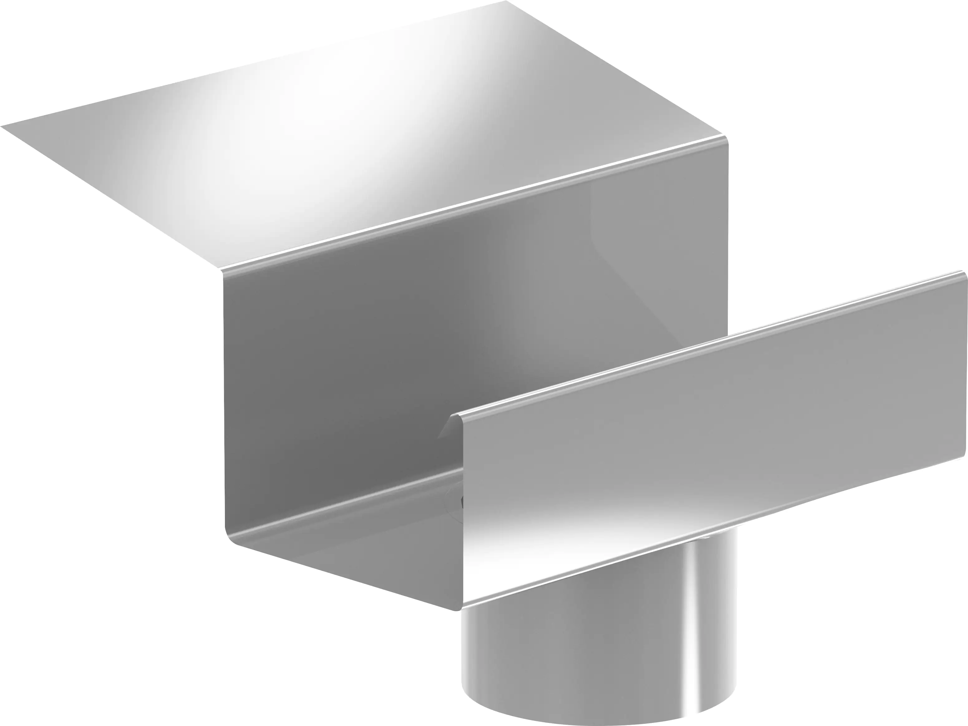 Sarei Ablaufstutzen Alu-natur für Dach- und Fassadenbau