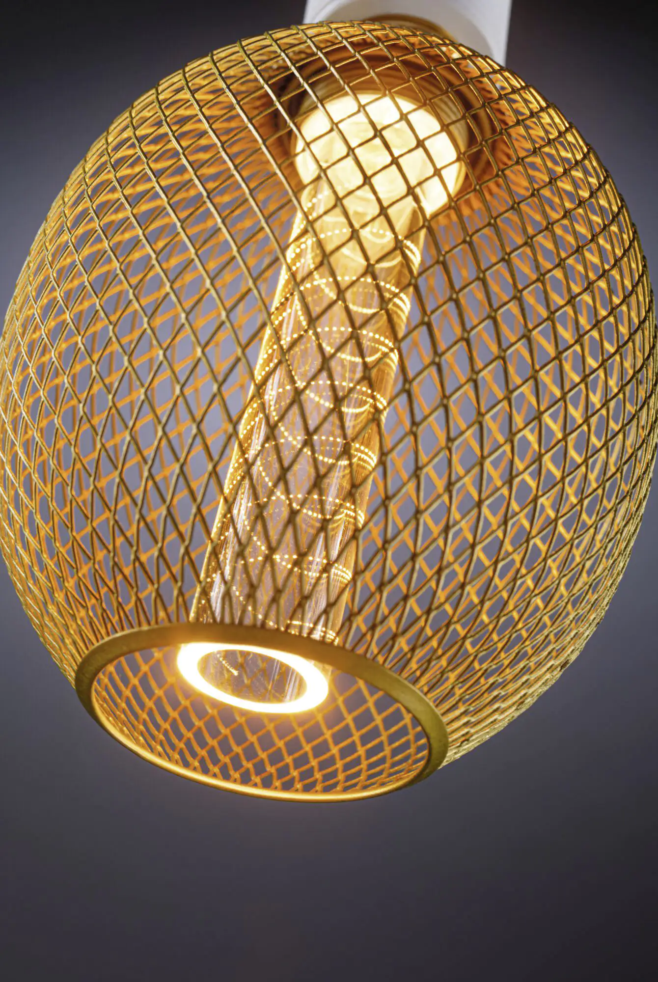 Paulmann LED Leuchtmittel Metallic Glow E27 4,2W messing