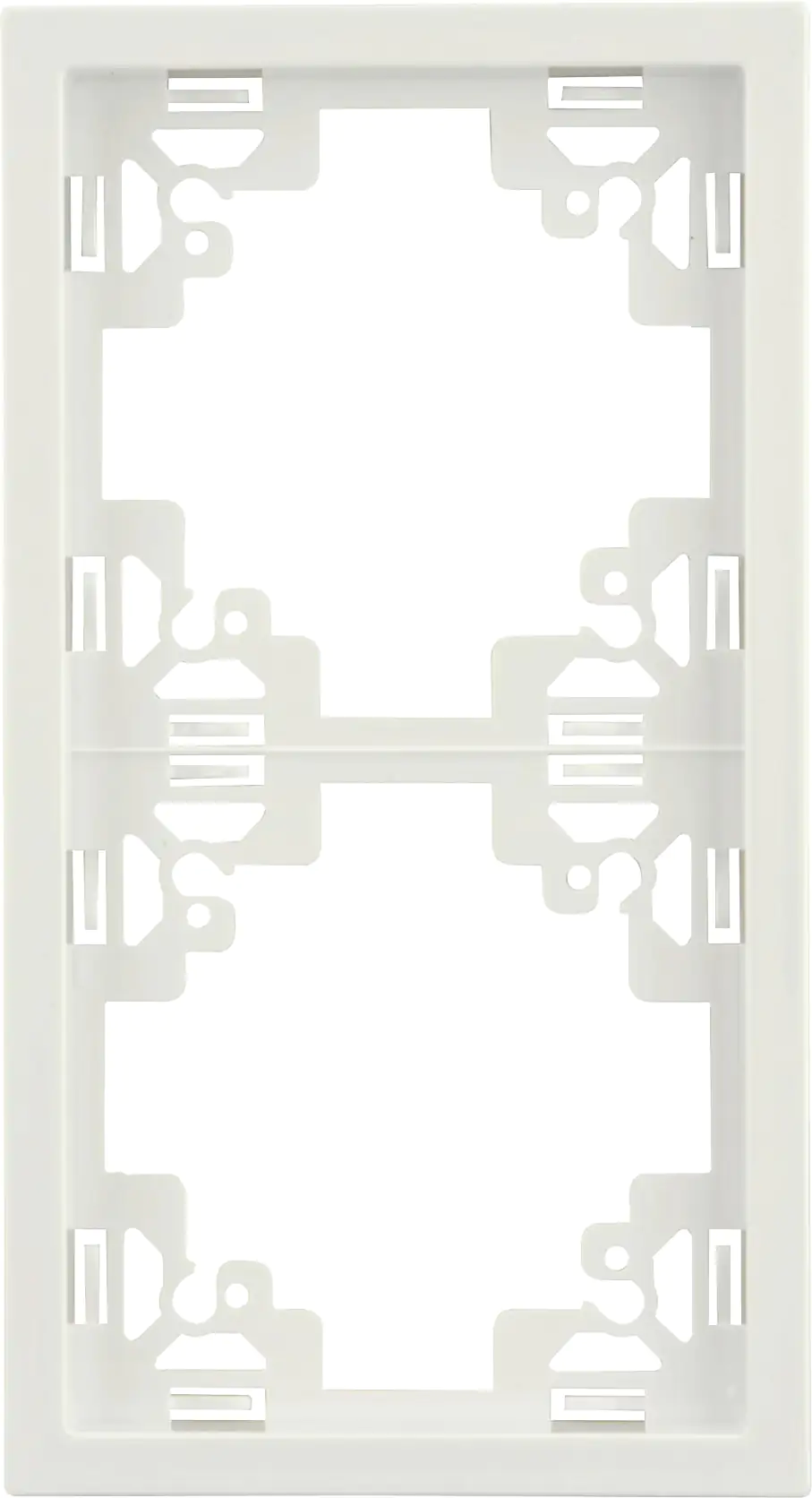 Unitec Abdeckrahmen 2-fach ultraweiß, Serie Sao Paulo