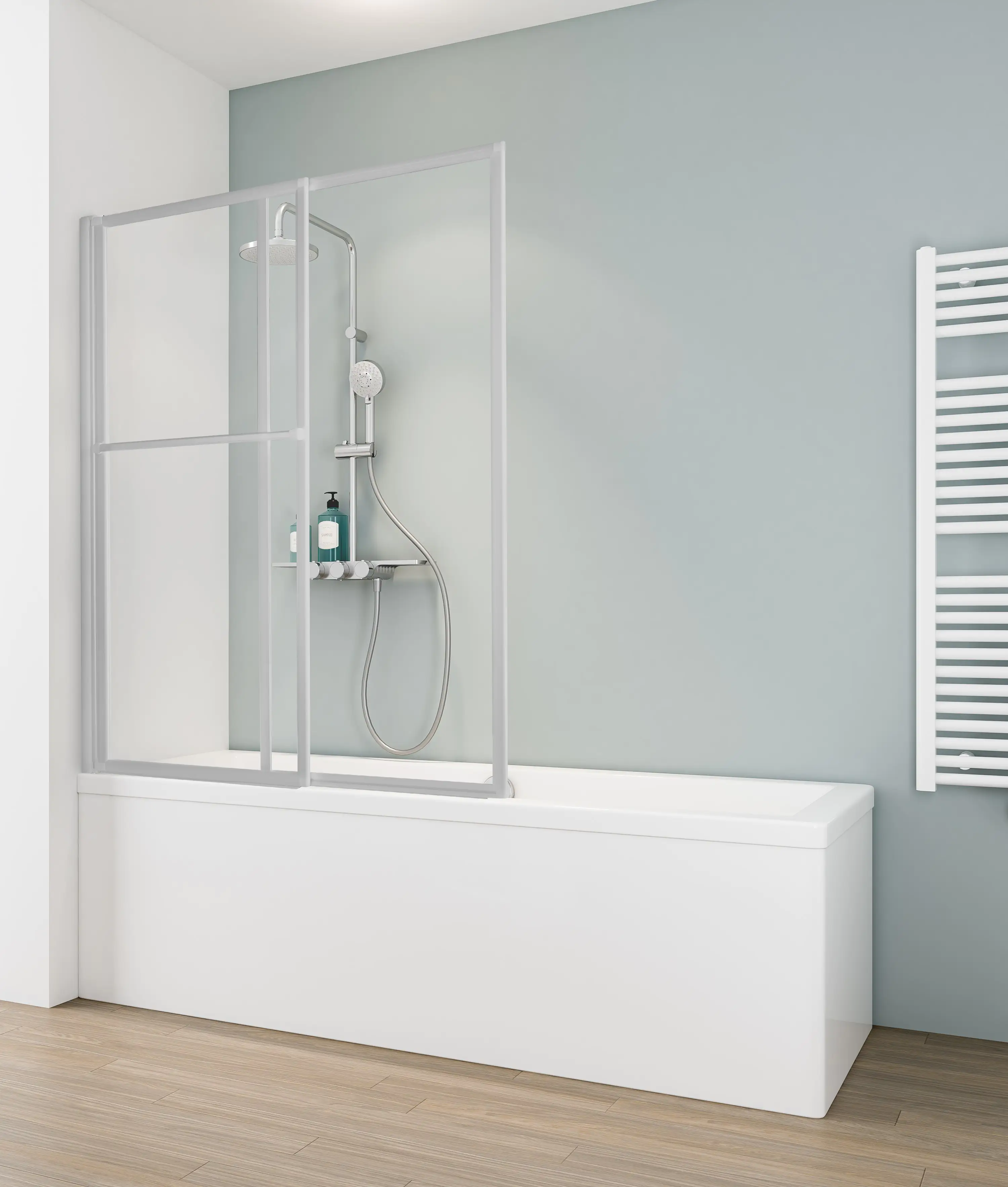 Schulte Badewannenaufsatz D1130 2-tlg. 120 x 140 cm