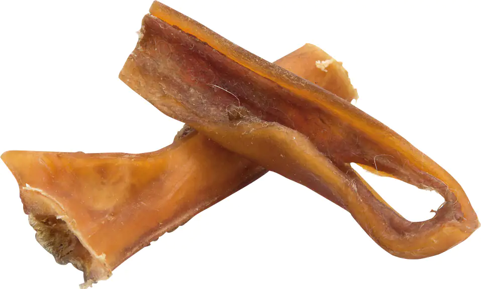 Beeztees Rinderkopfhaut 10 Stück, Länge 12 cm