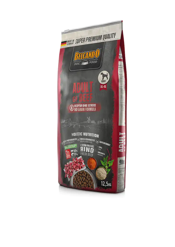 Belcando Adult GF Beef Hundefutter – 2x12,5 Kg Sparpaket, Glutenfrei Mit Amaranth
