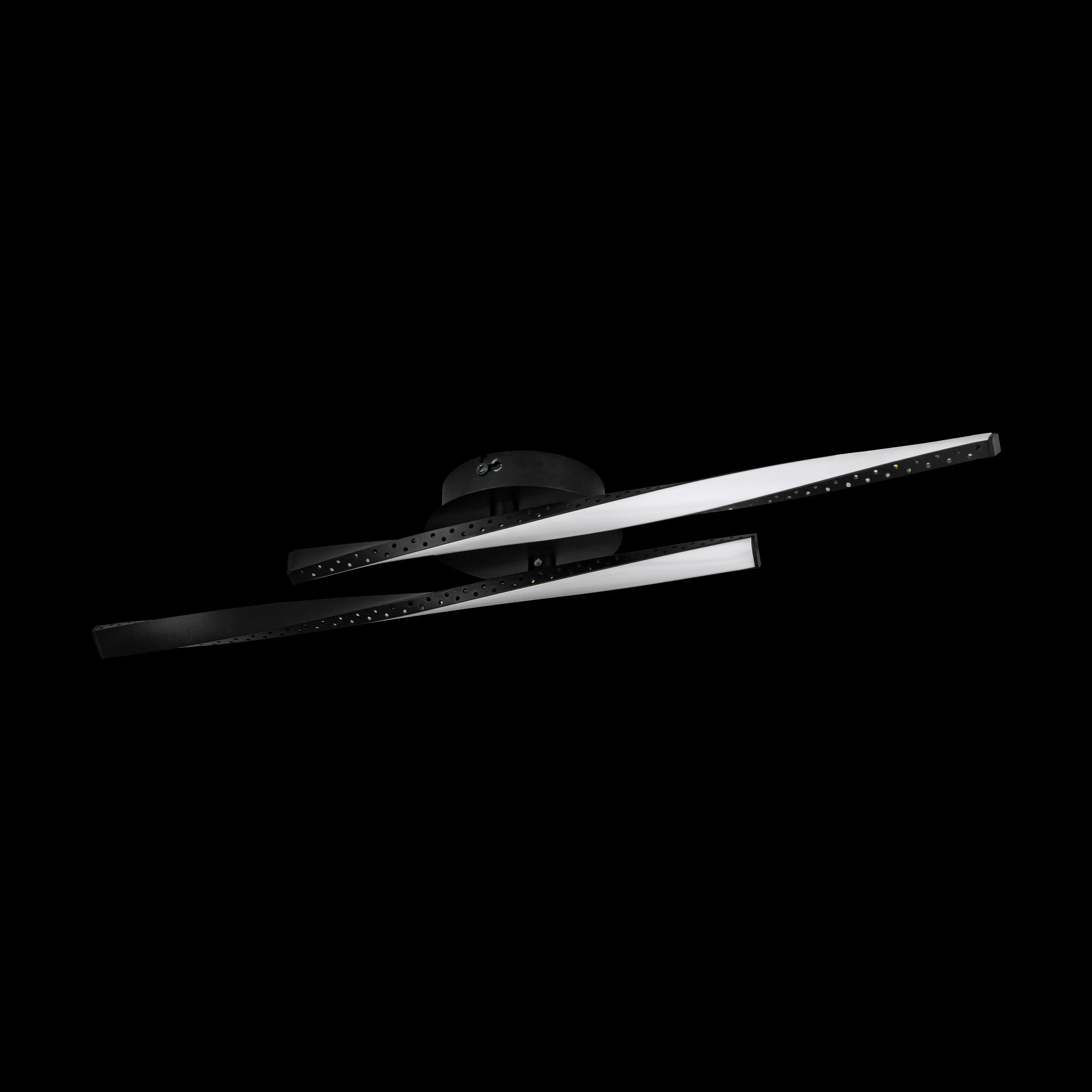 Eglo LED Deckenleuchte Adeje schwarz weiß 59 x 10 cm Eglo LED Deckenleuchte Adeje schwarz weiß 59 x 10 cm