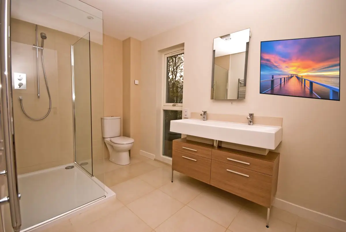 papermoon Infrarotheizkörper EcoHeat 60x120 cm 1200 Watt, Steg ins Meer