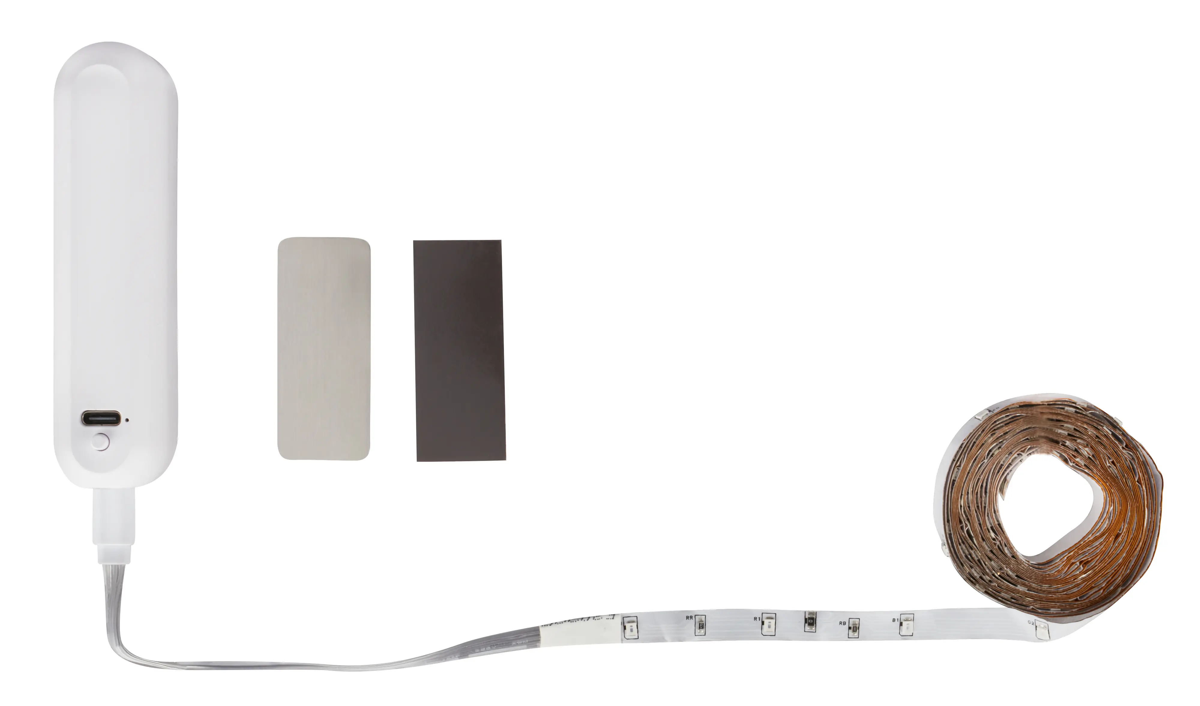 Briloner LED-Streifen RGB mit integriertem Akku 3 m weiß