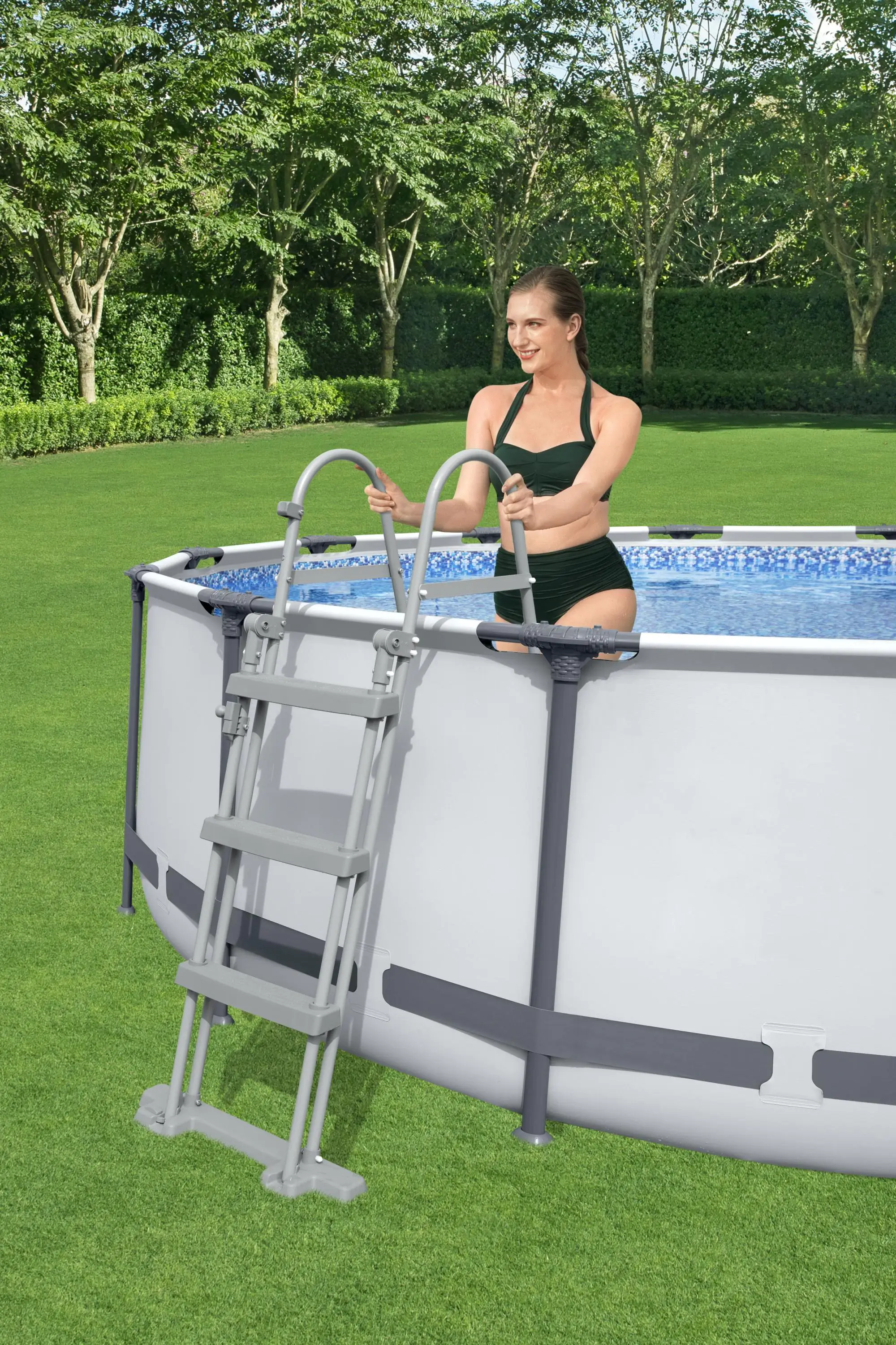6942138966503_13 Bestway Flowclear Sicherheitsleiter 107 cm