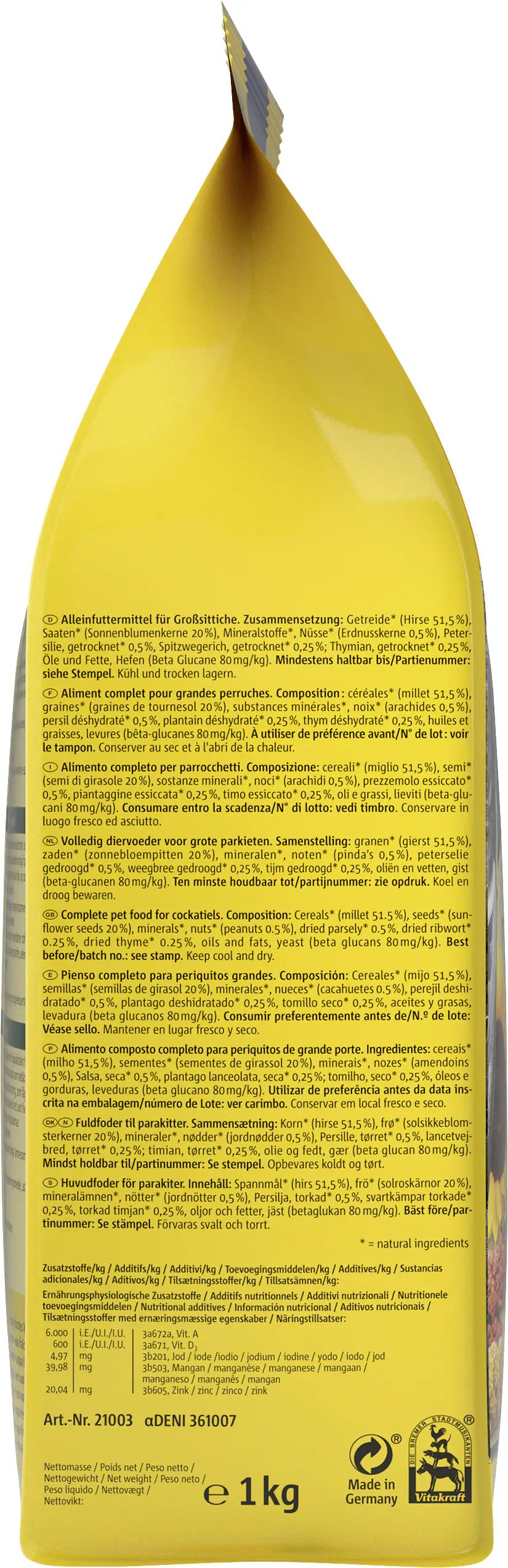 Vitakraft Menü GS 1 kg