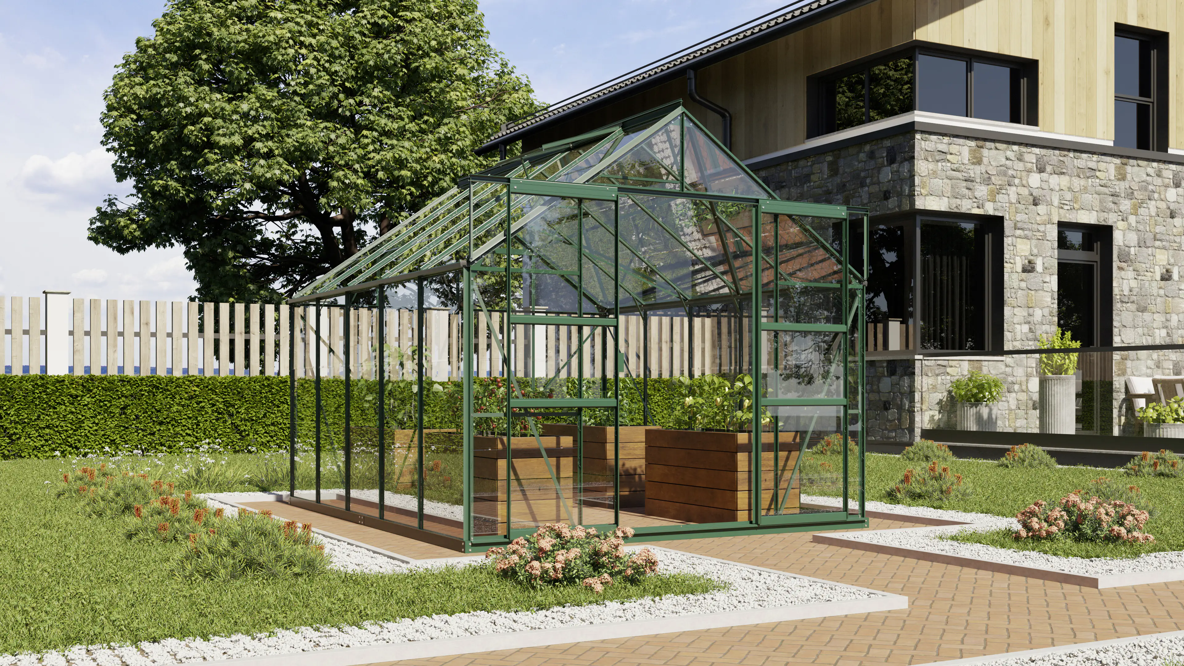 Vitavia Gewächshaus Mars 8300 254 x 317 cm 3 mm Sicherheitsglas