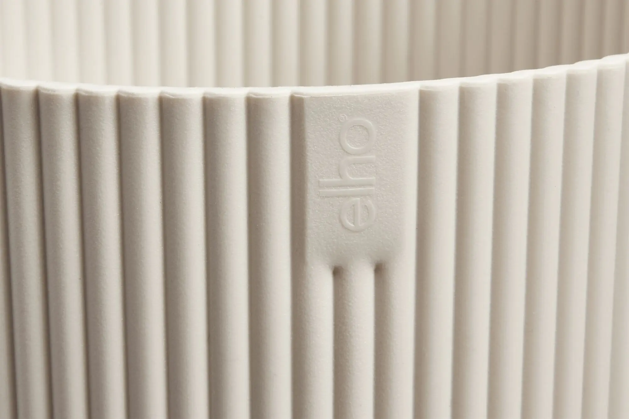 Elho Blumentopf Vibes Fold Kunststoff seidenweiß Ø 22x 20 cm